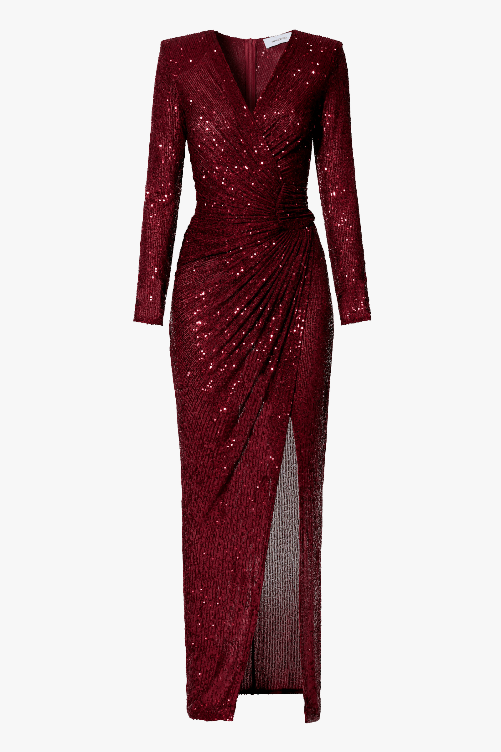 Dress Scarlet Burgundy Sparkle made by HALEWSKI