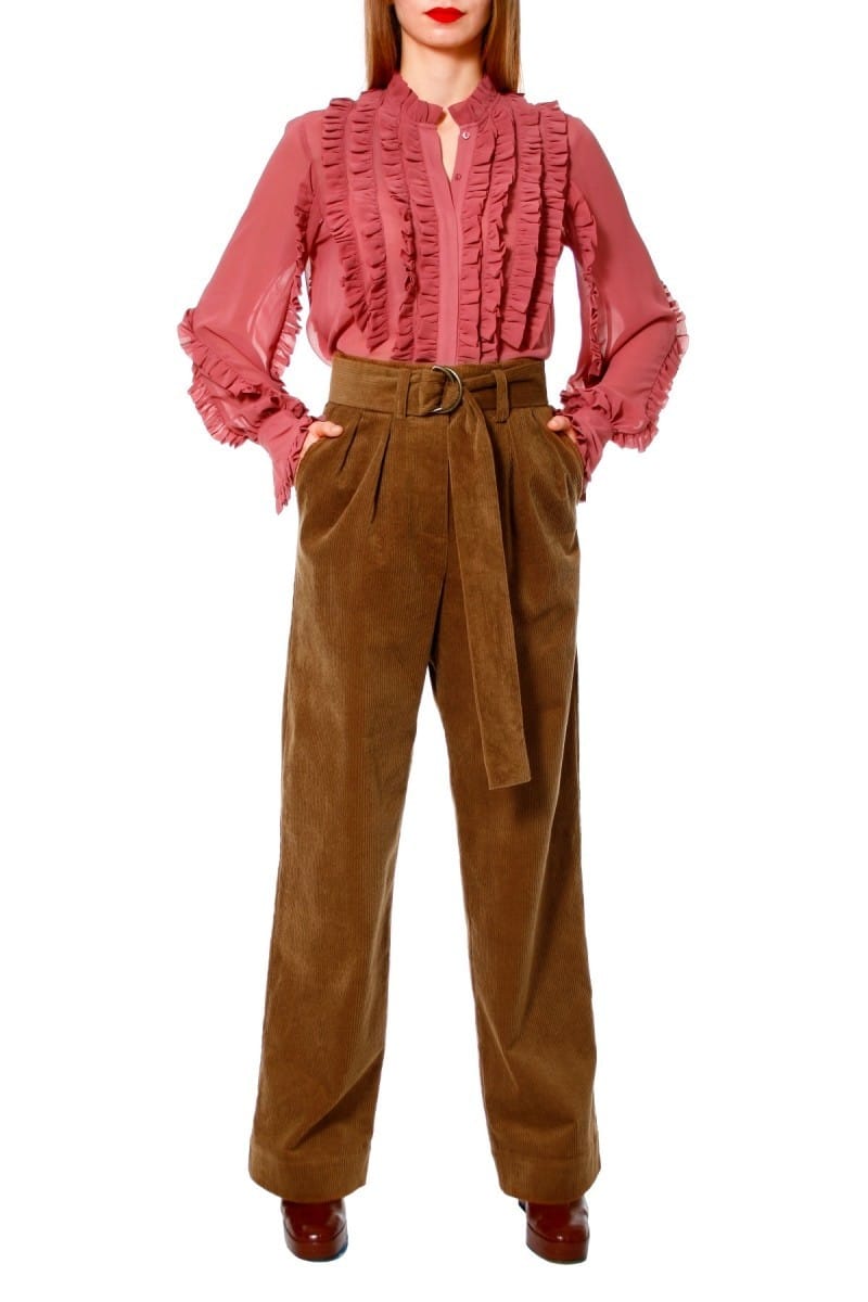 Pants Janice Toffee made by HALEWSKI