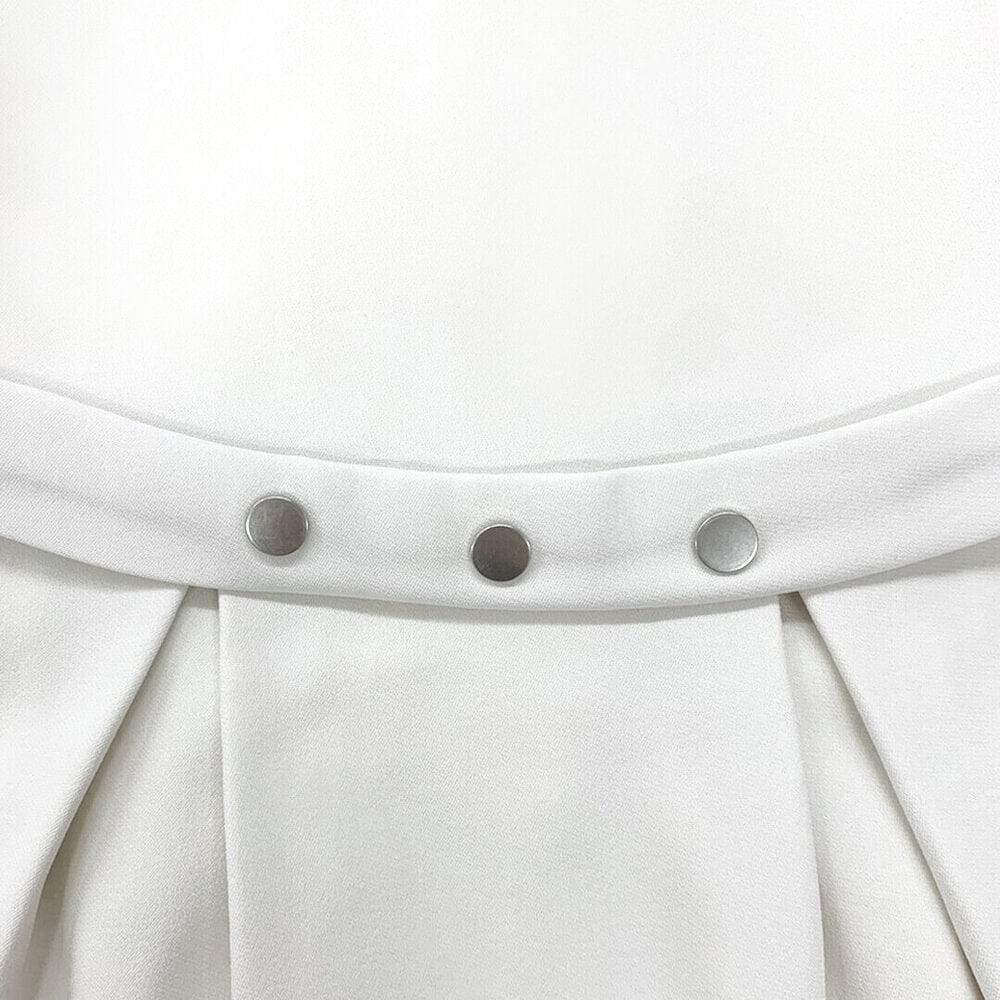 Salma Snap Dress - Cream made by SEMSEM