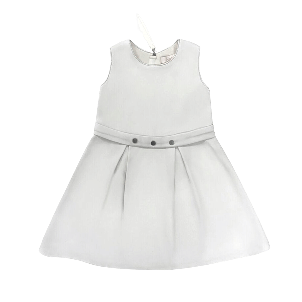 Salma Snap Dress - Cream made by SEMSEM