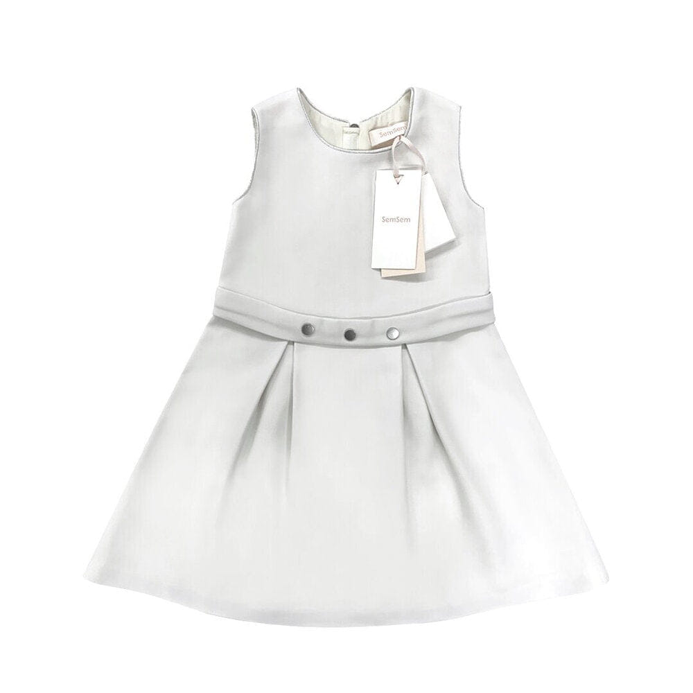 Salma Snap Dress - Cream made by SEMSEM