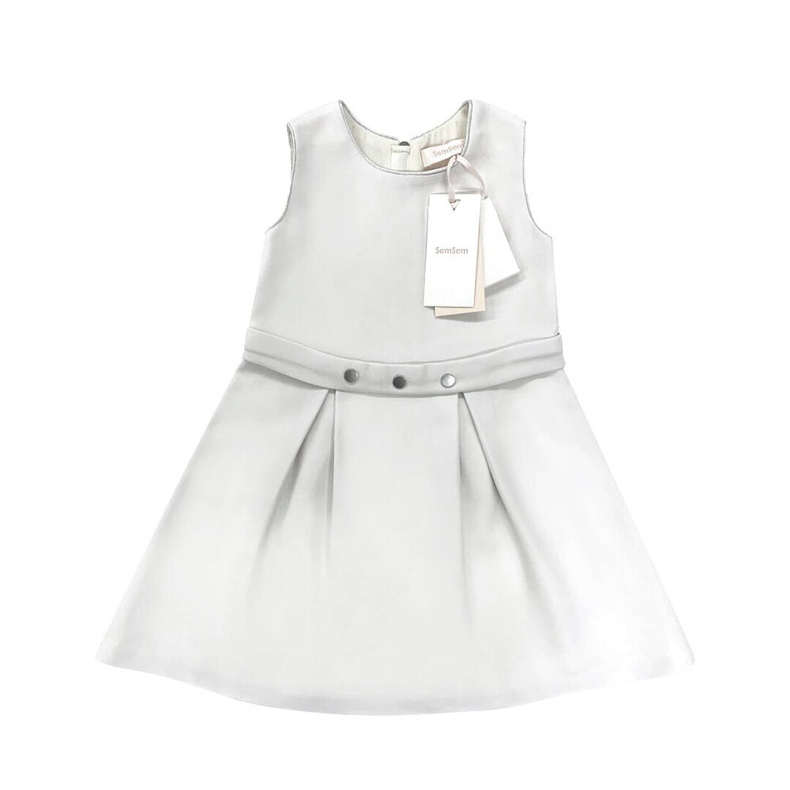 Salma Snap Dress - Cream made by SEMSEM