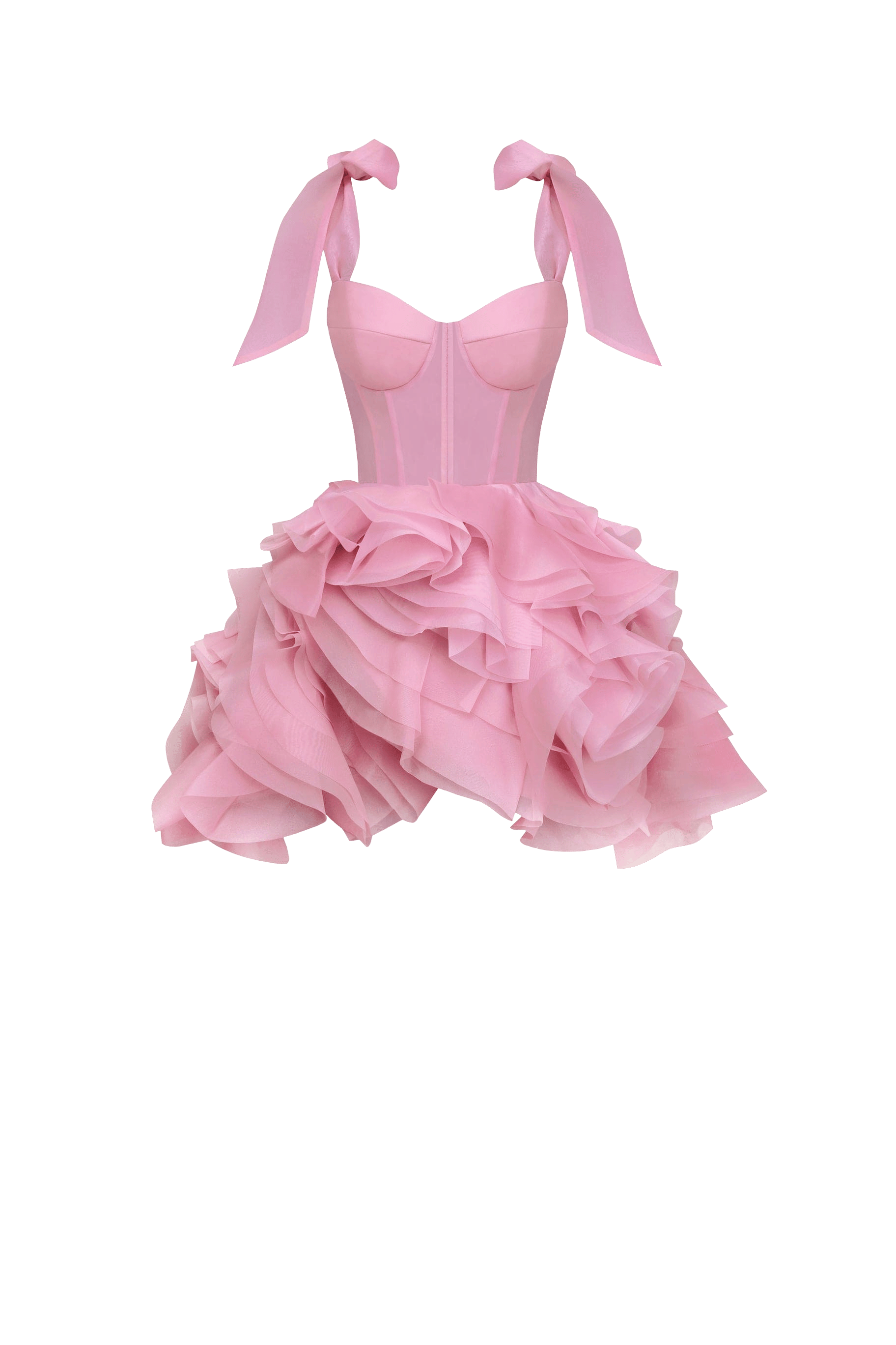 Danceable mini with ruched flower appliques, Garden of Eden made by Milla