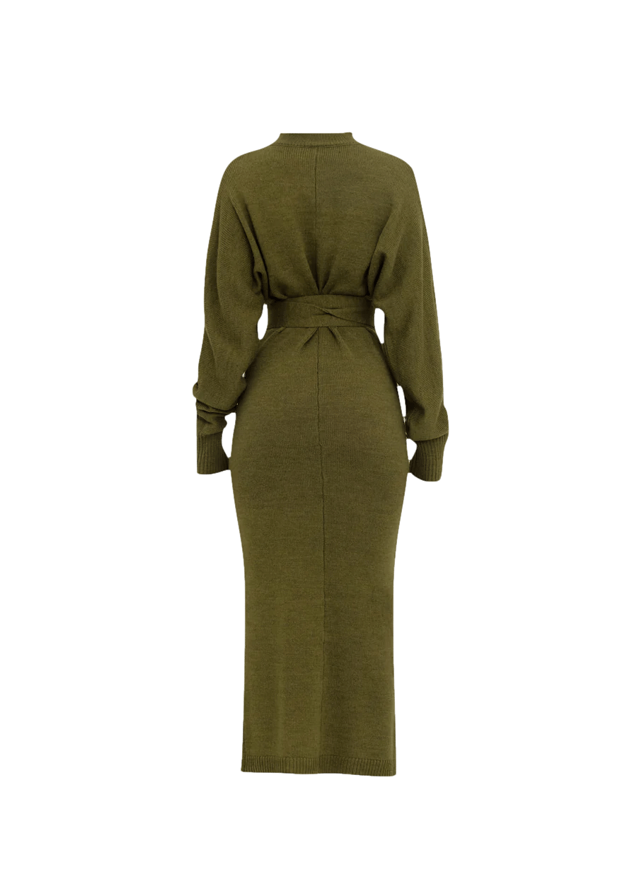 MARI JADE KNIT DRESS made by Andrea Iyamah