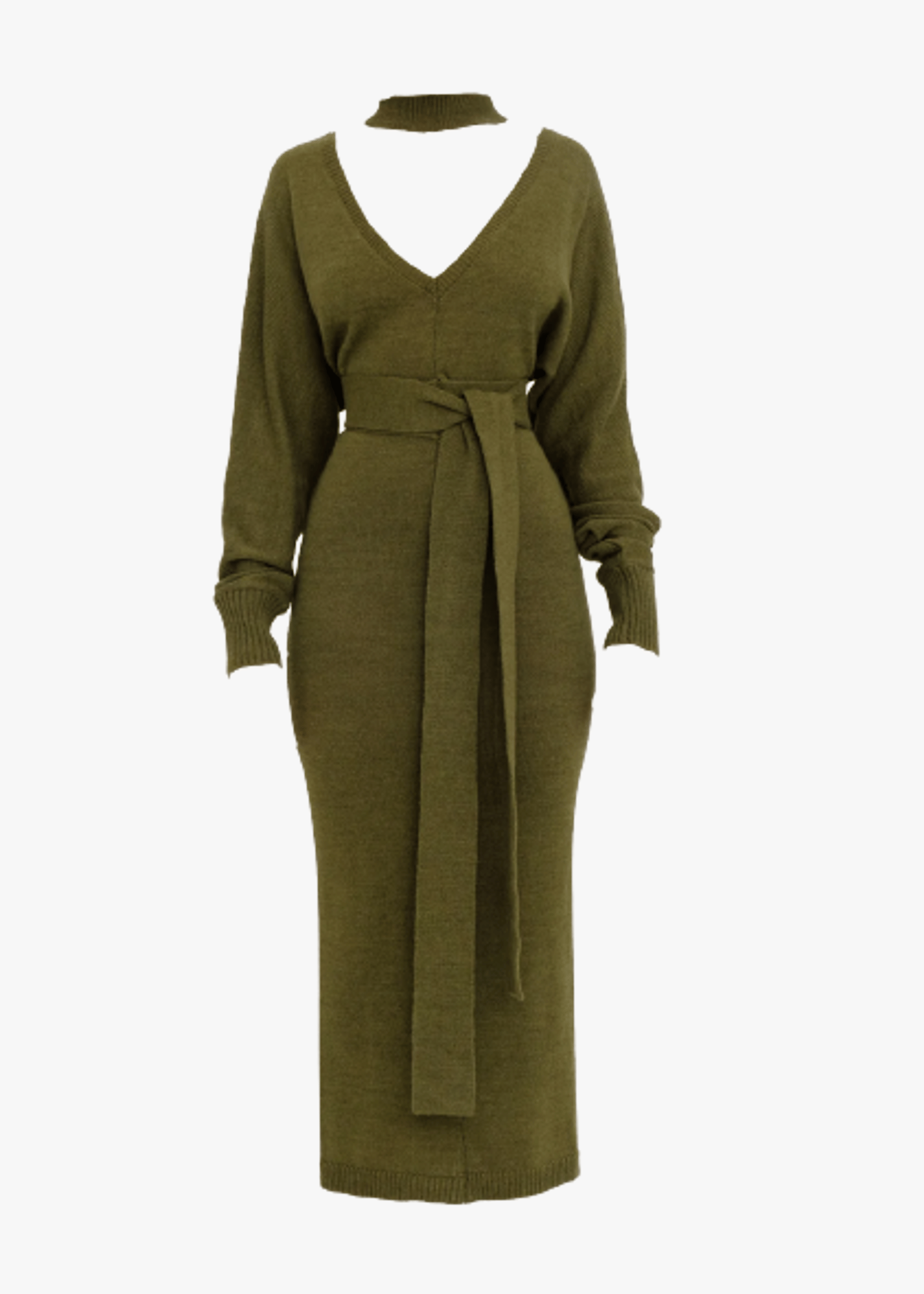 MARI JADE KNIT DRESS made by Andrea Iyamah