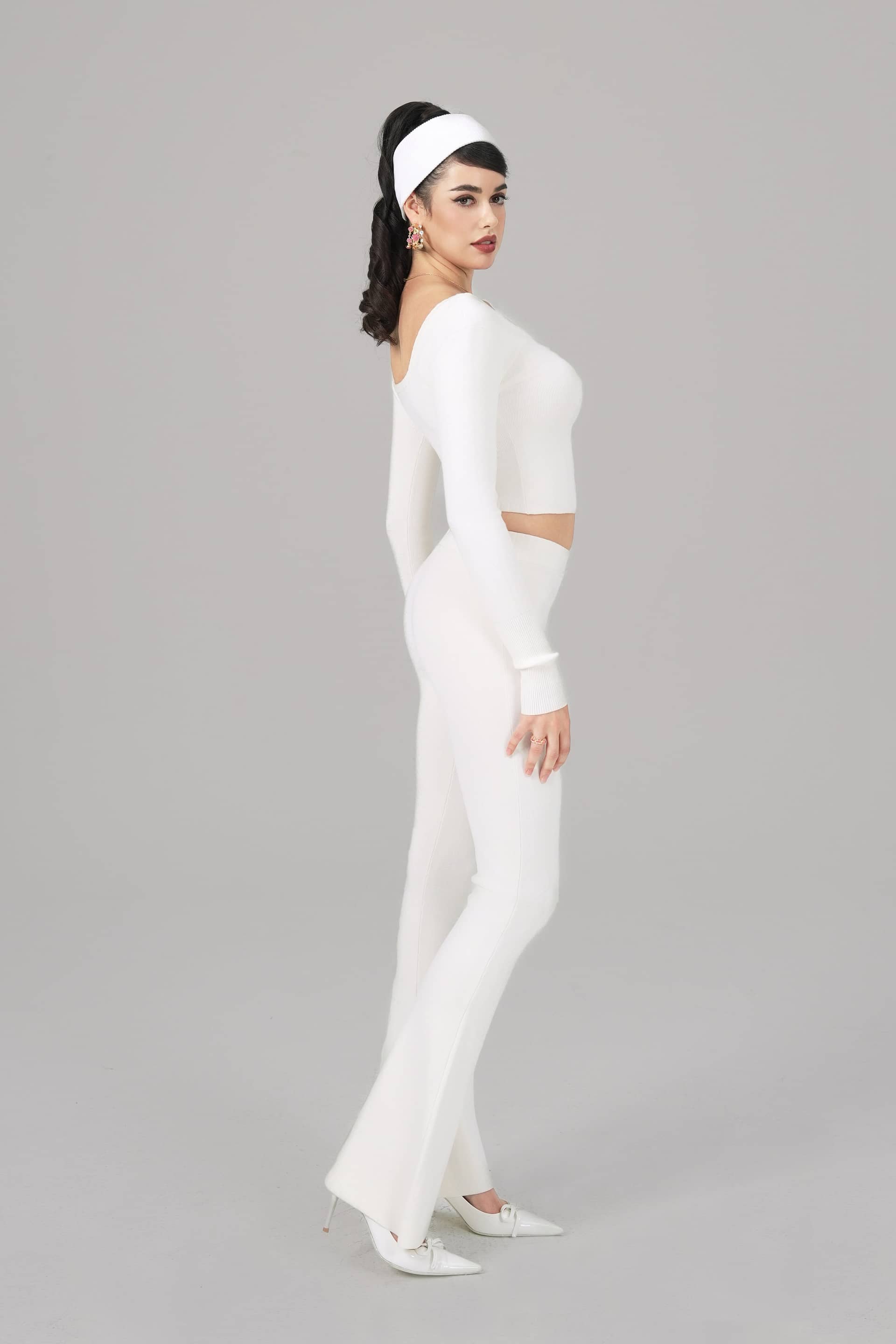 Holly Pants (White) made by Nana Jacqueline