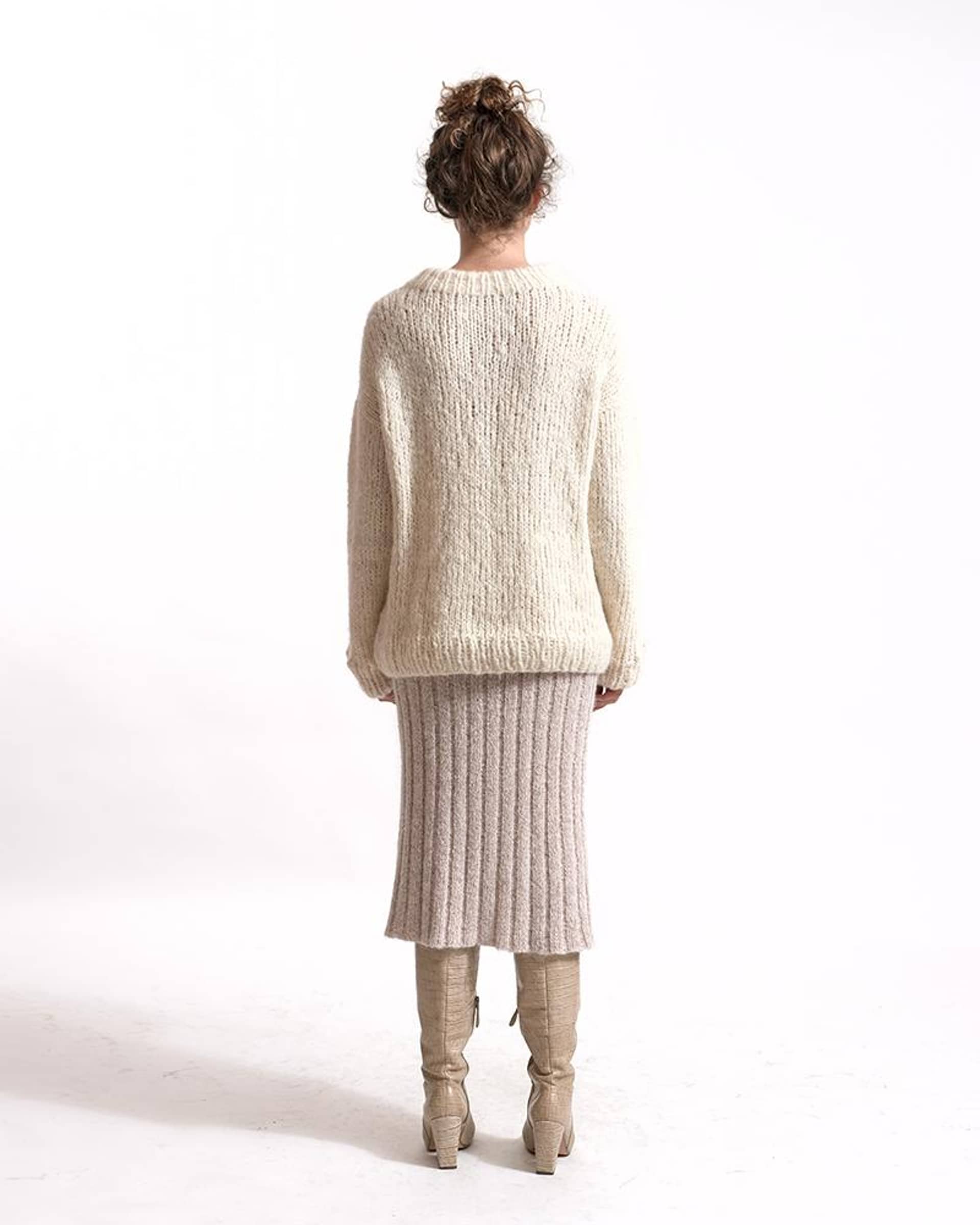 ANDREA Skirt in Purple made by AYNI