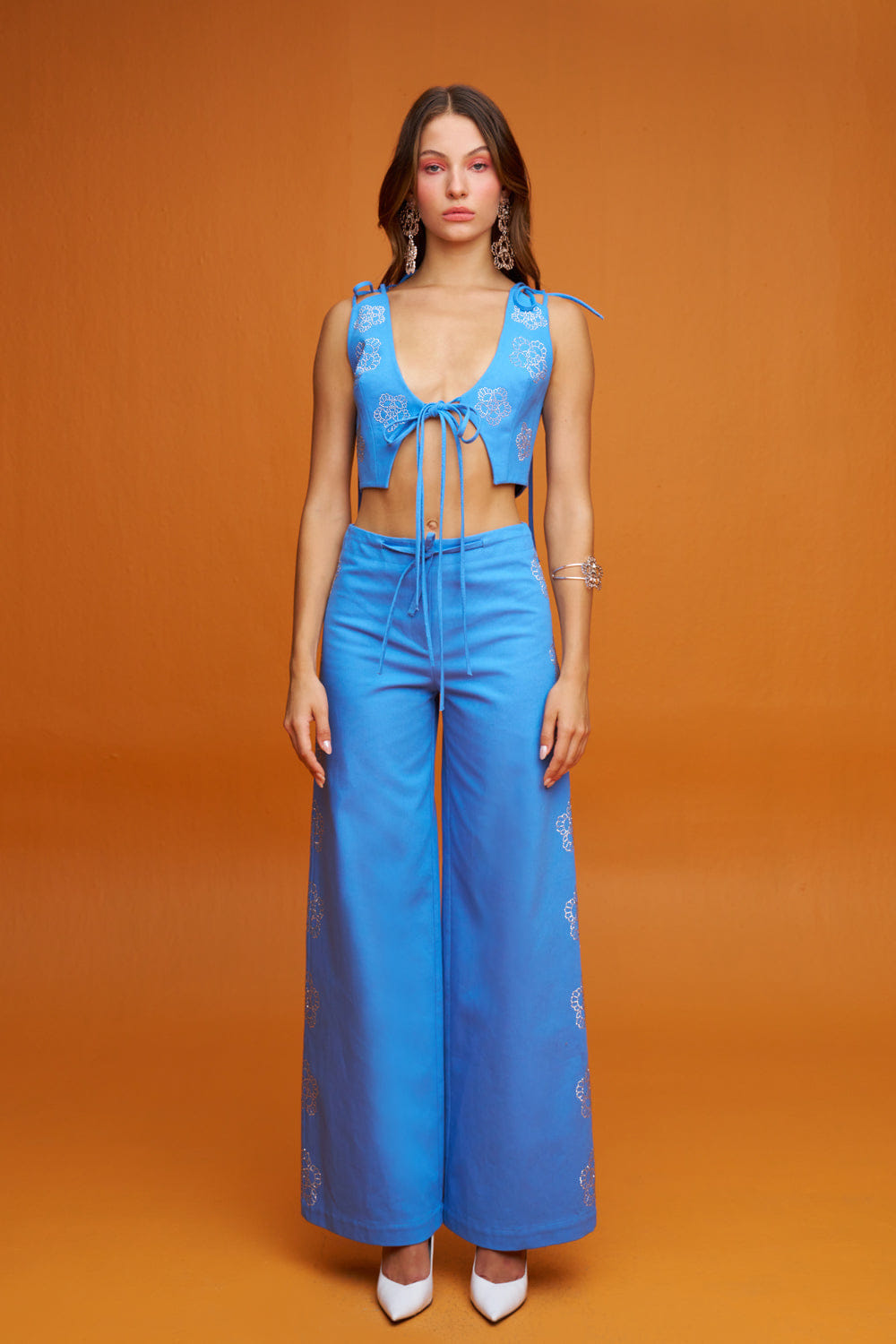 Chrysanthemum Pant made by Declara