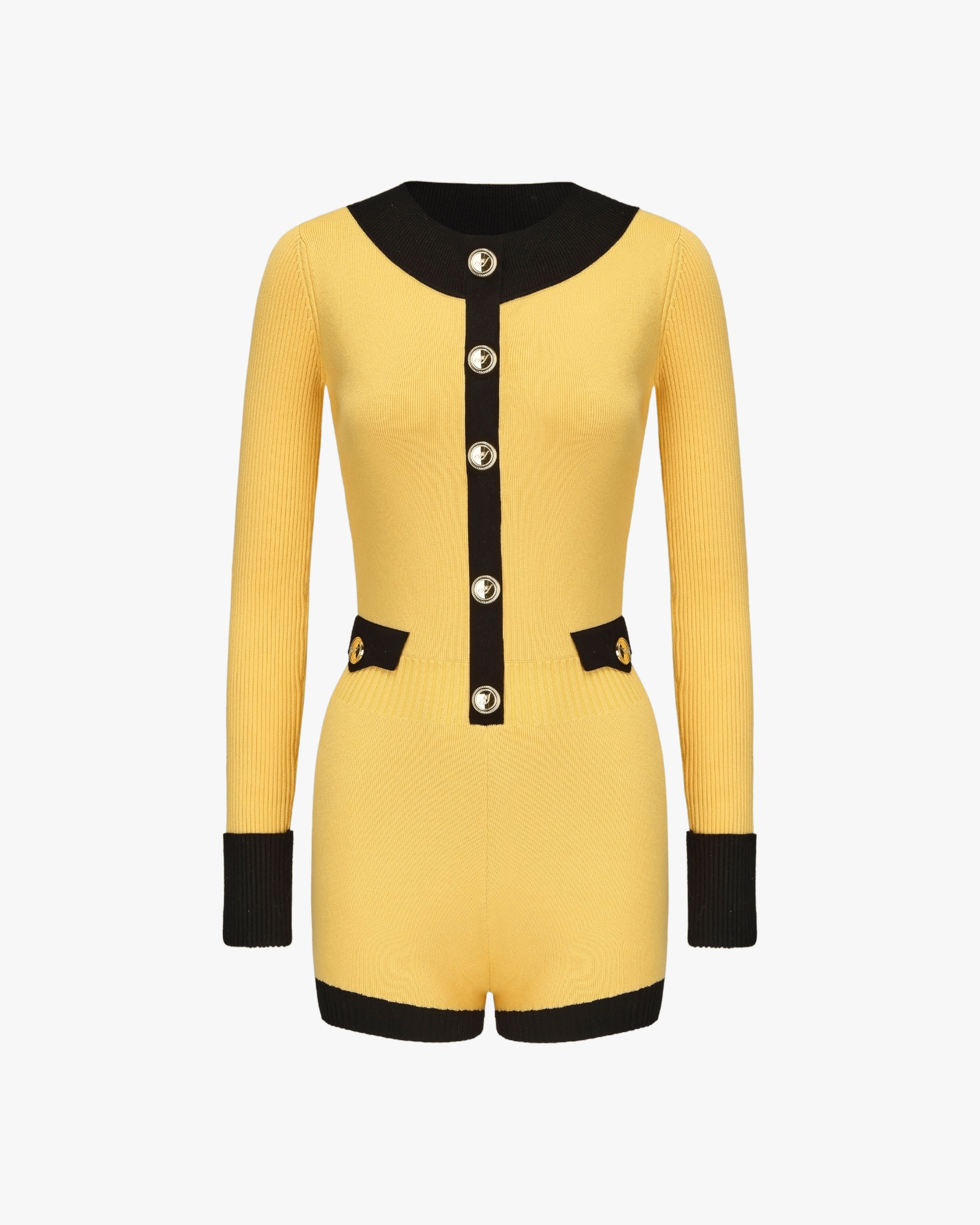 Matilda Knit Jumpsuit (Yellow) made by Nana Jacqueline