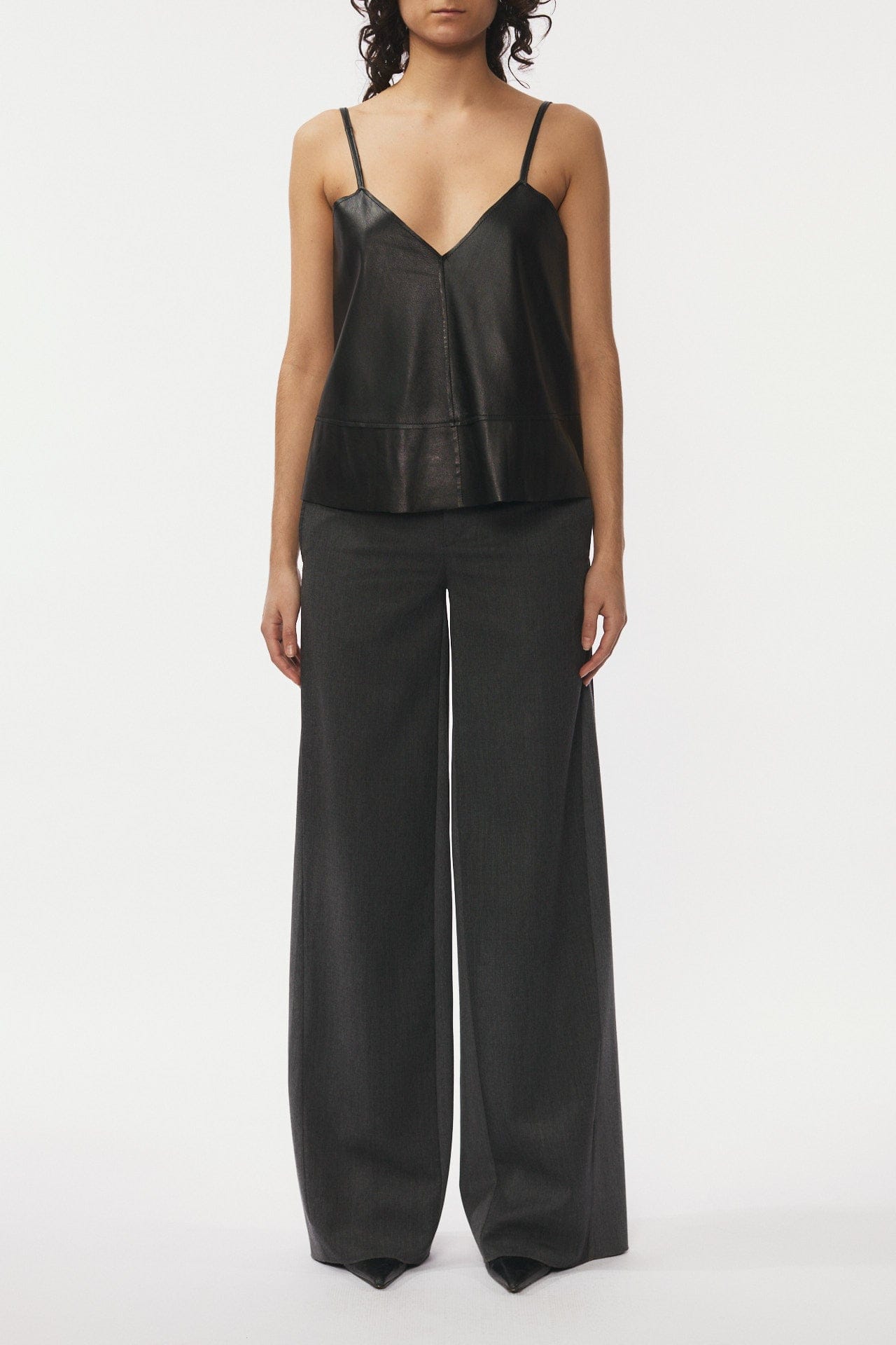 Leather Top - Black made by Gemme Collective