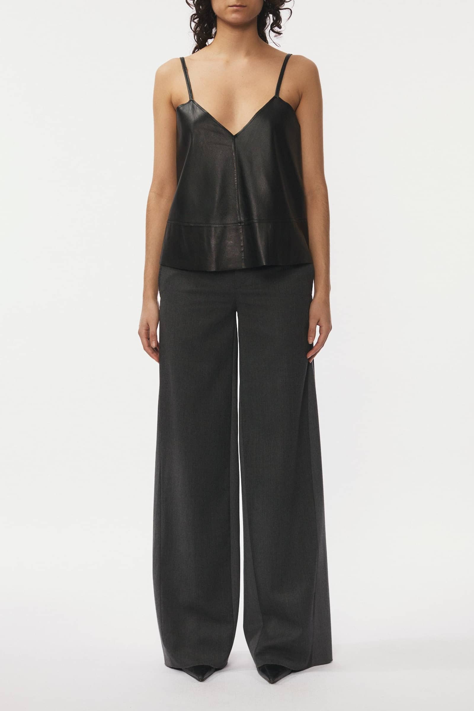 Leather Top - Black made by Gemme Collective