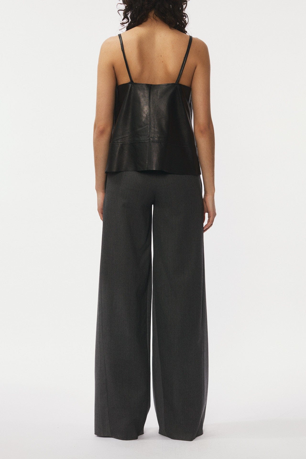 Leather Top - Black made by Gemme Collective