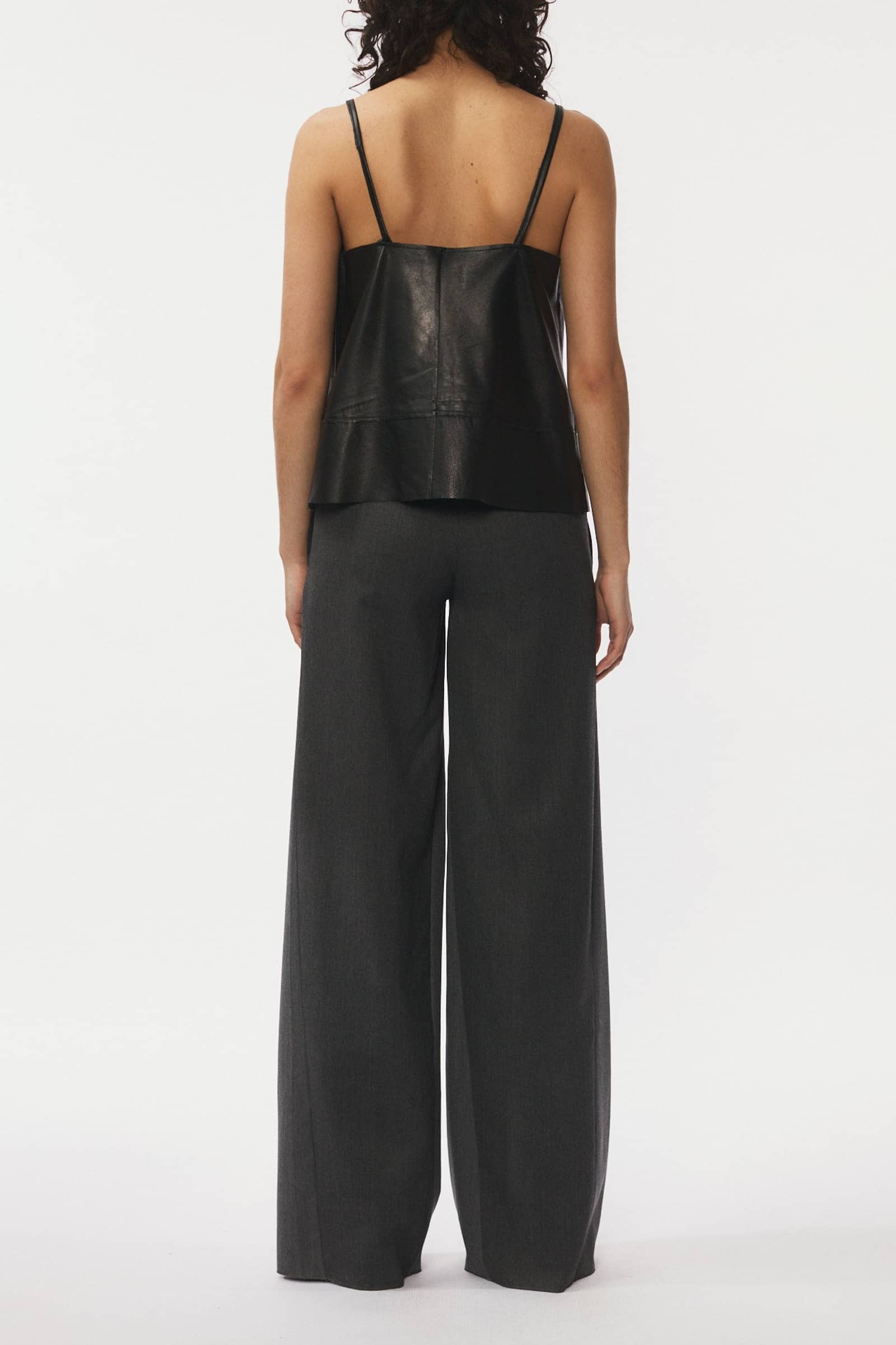 Leather Top - Black made by Gemme Collective