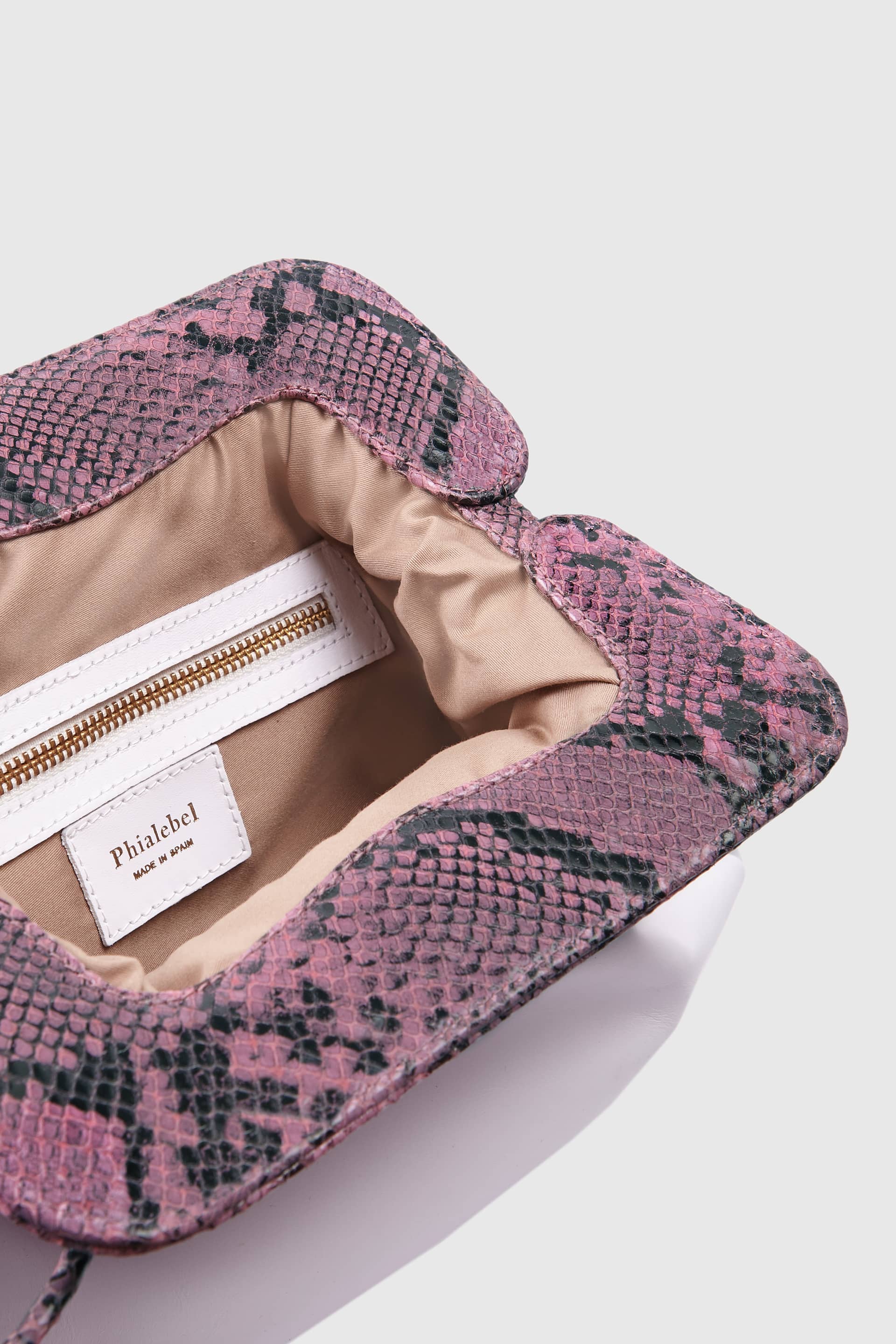 Constance white & mauve python made by Phialebel