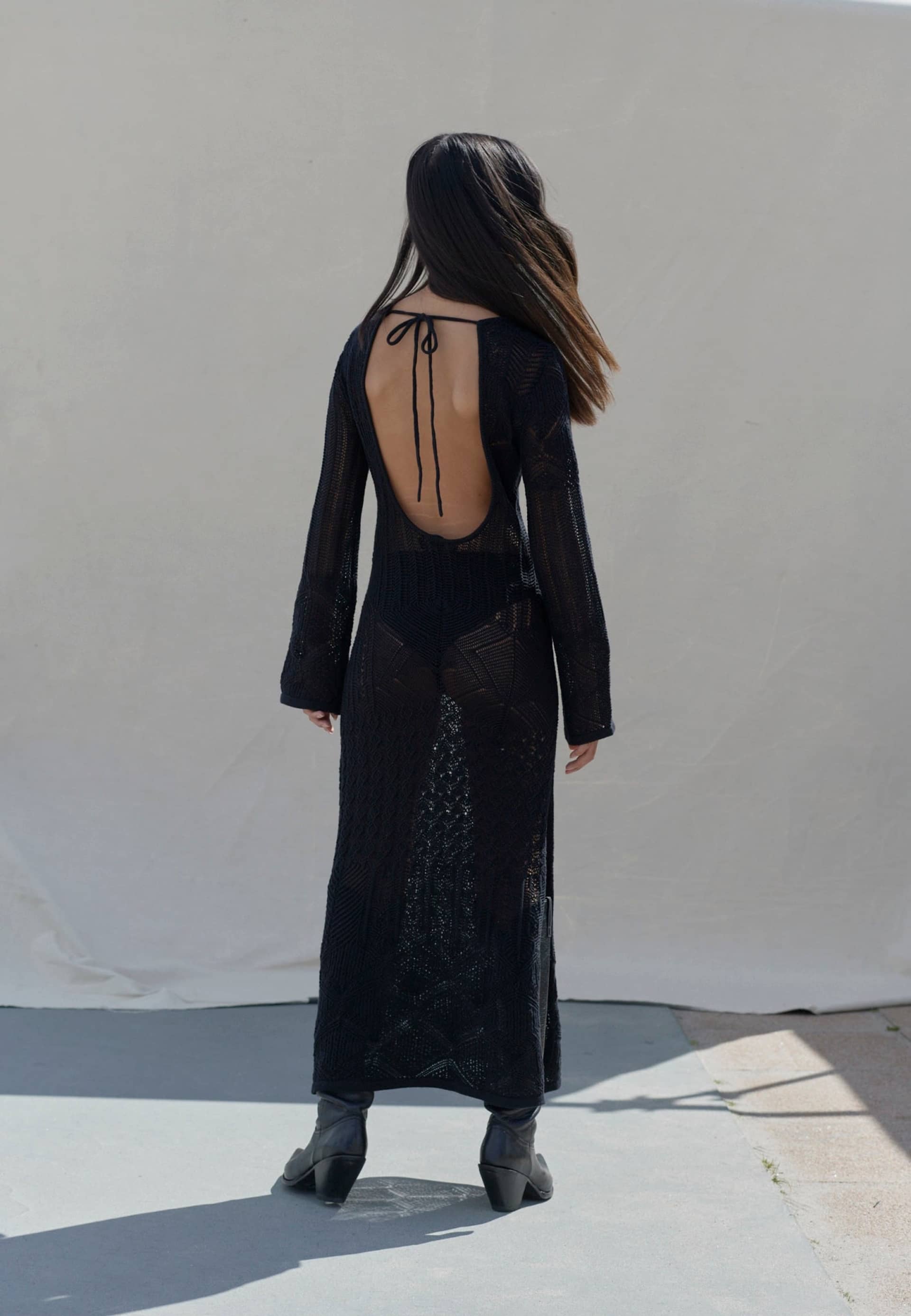 Kennedy Dress - Black in Black made by HERSKIND