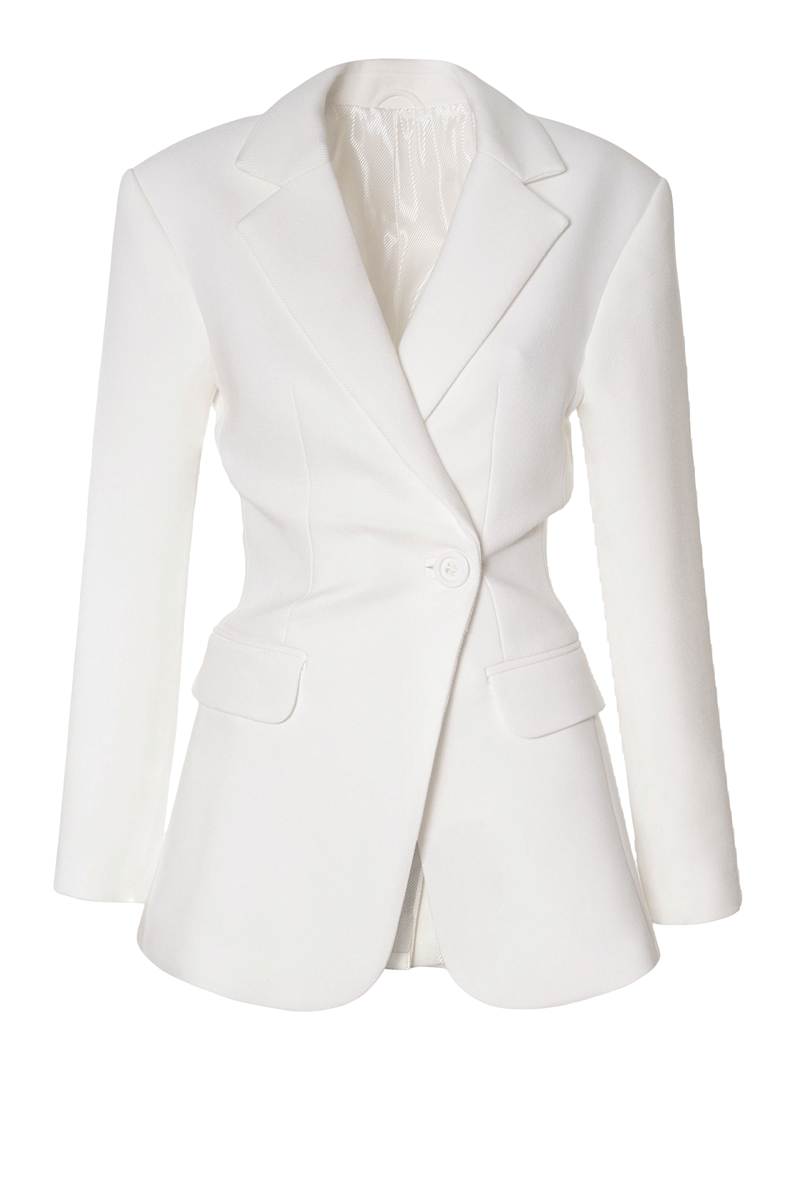 Blazer Isabella Off White in White made by HALEWSKI