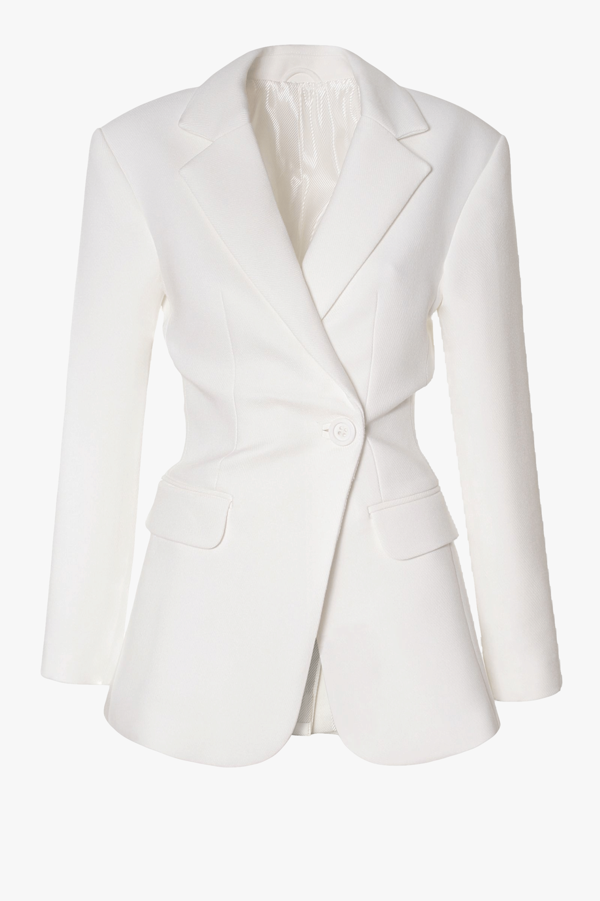Blazer Isabella Off White in White made by HALEWSKI