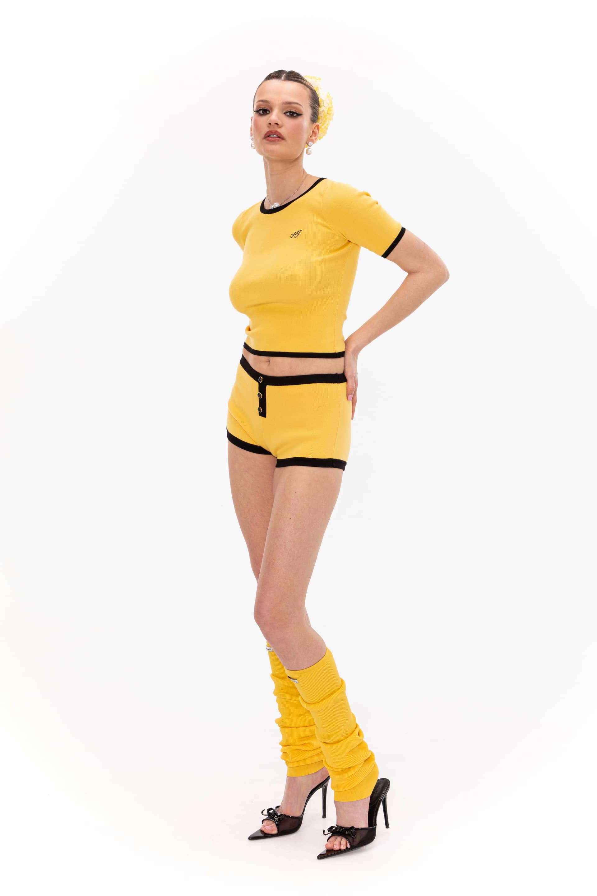 Luna Top (Yellow) made by Nana Jacqueline