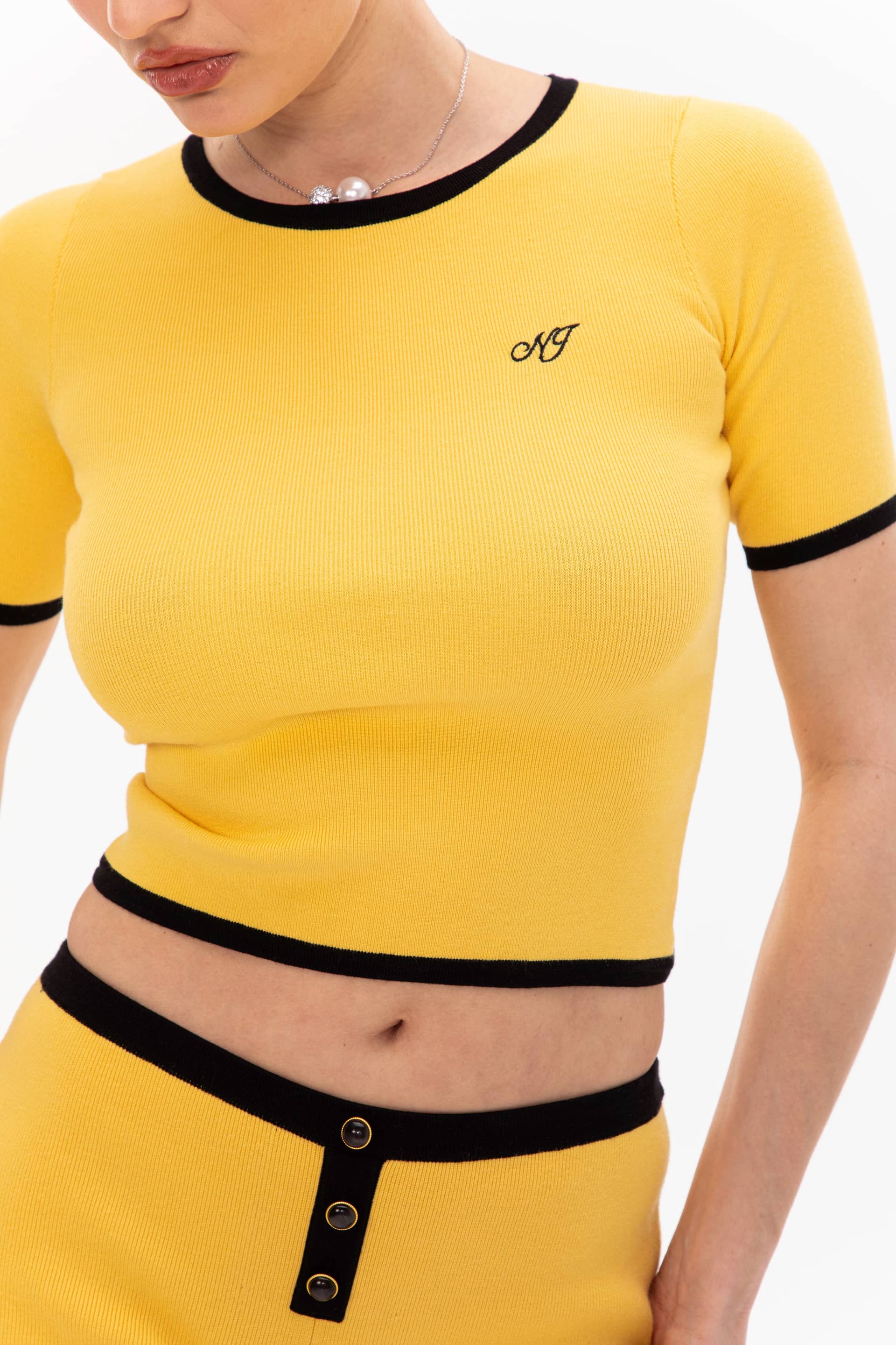 Luna Top (Yellow) made by Nana Jacqueline