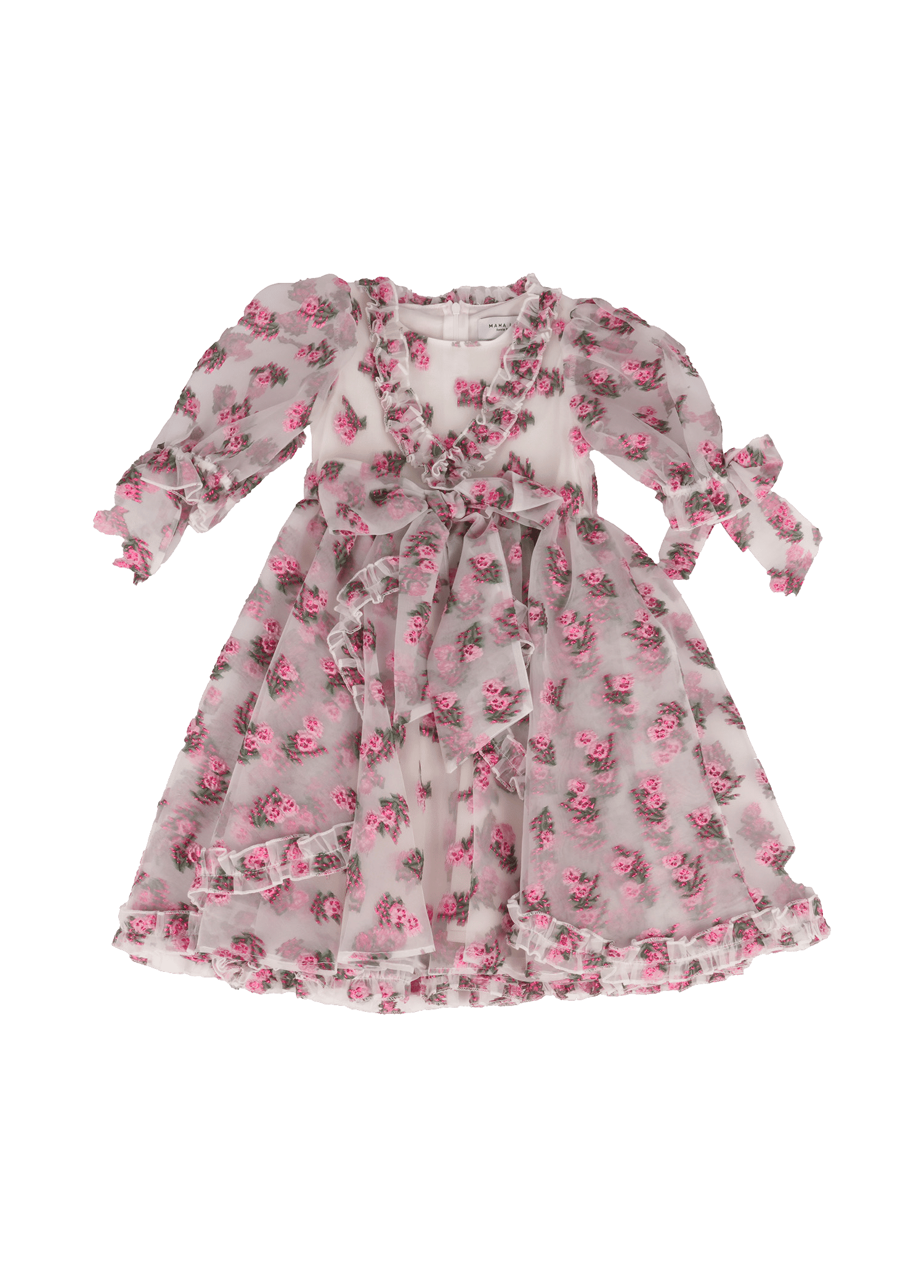 Jacquard Flowers Dress made by Mama Luma