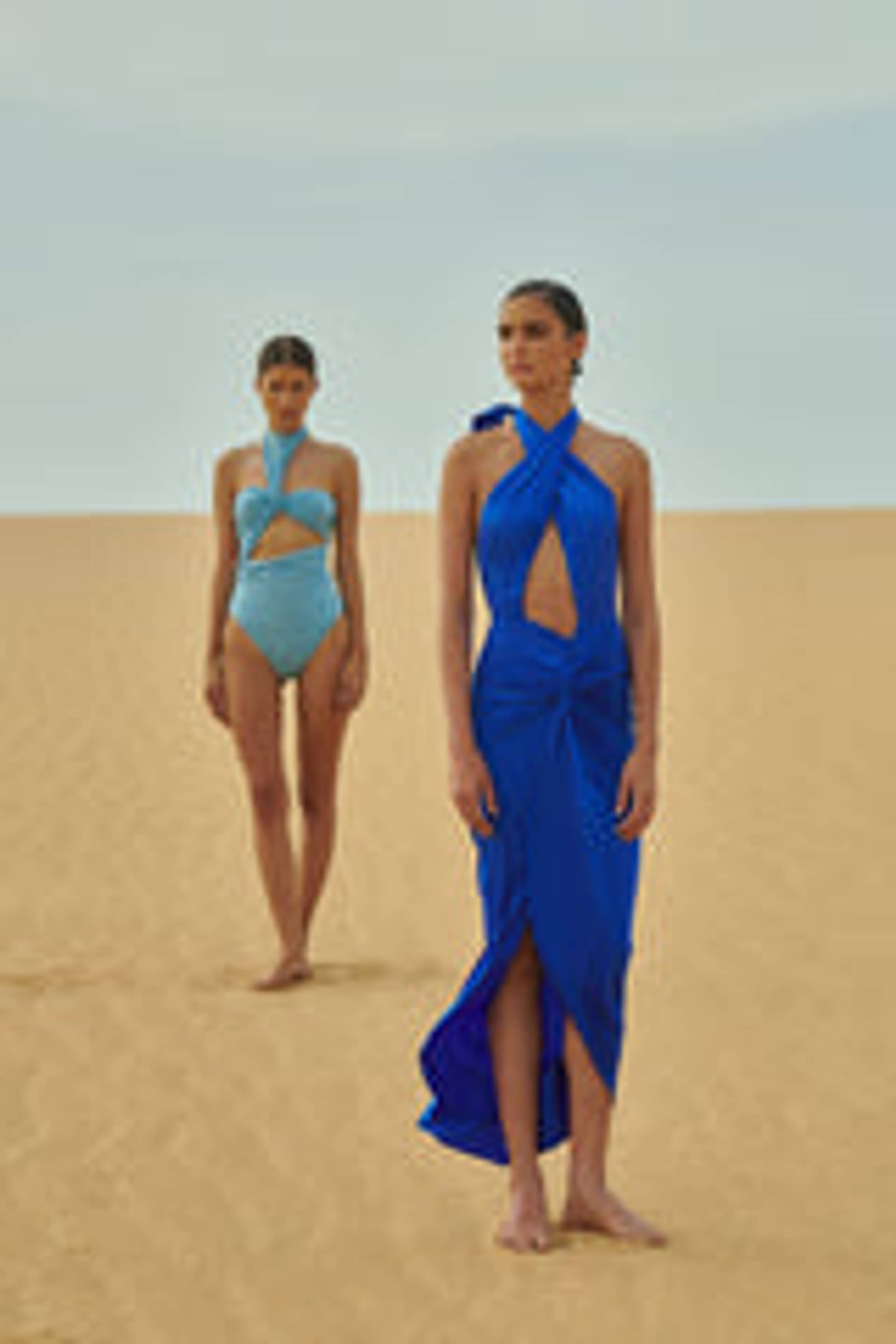 Aluna One Piece in Blue made by BAOBAB