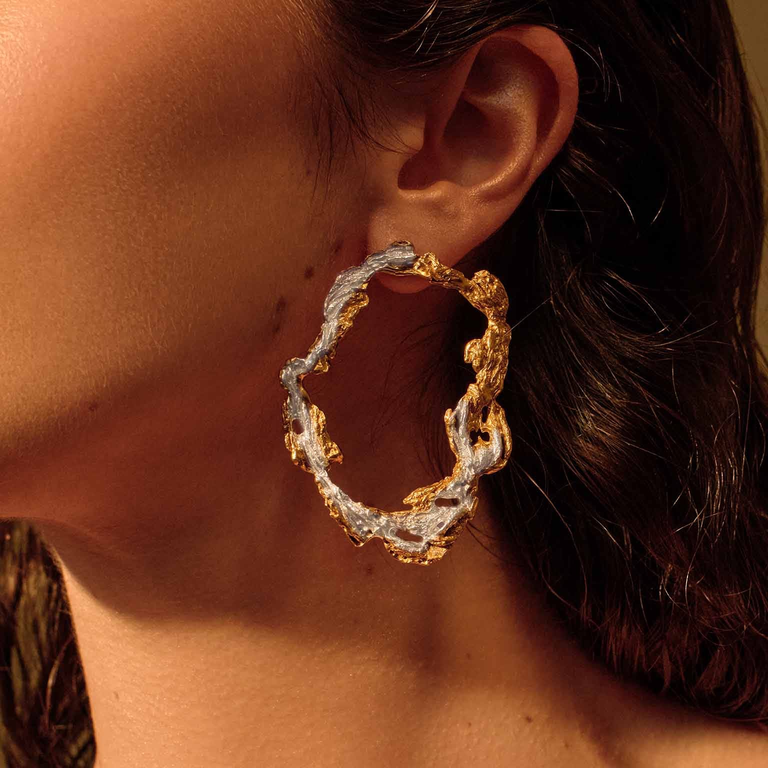 Dzovag Earrings made by Loveness Lee