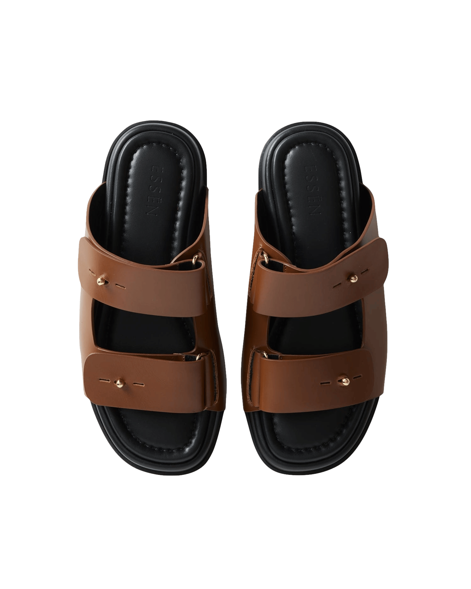 The Chunky Slide - Cognac in Brown made by ESSEN