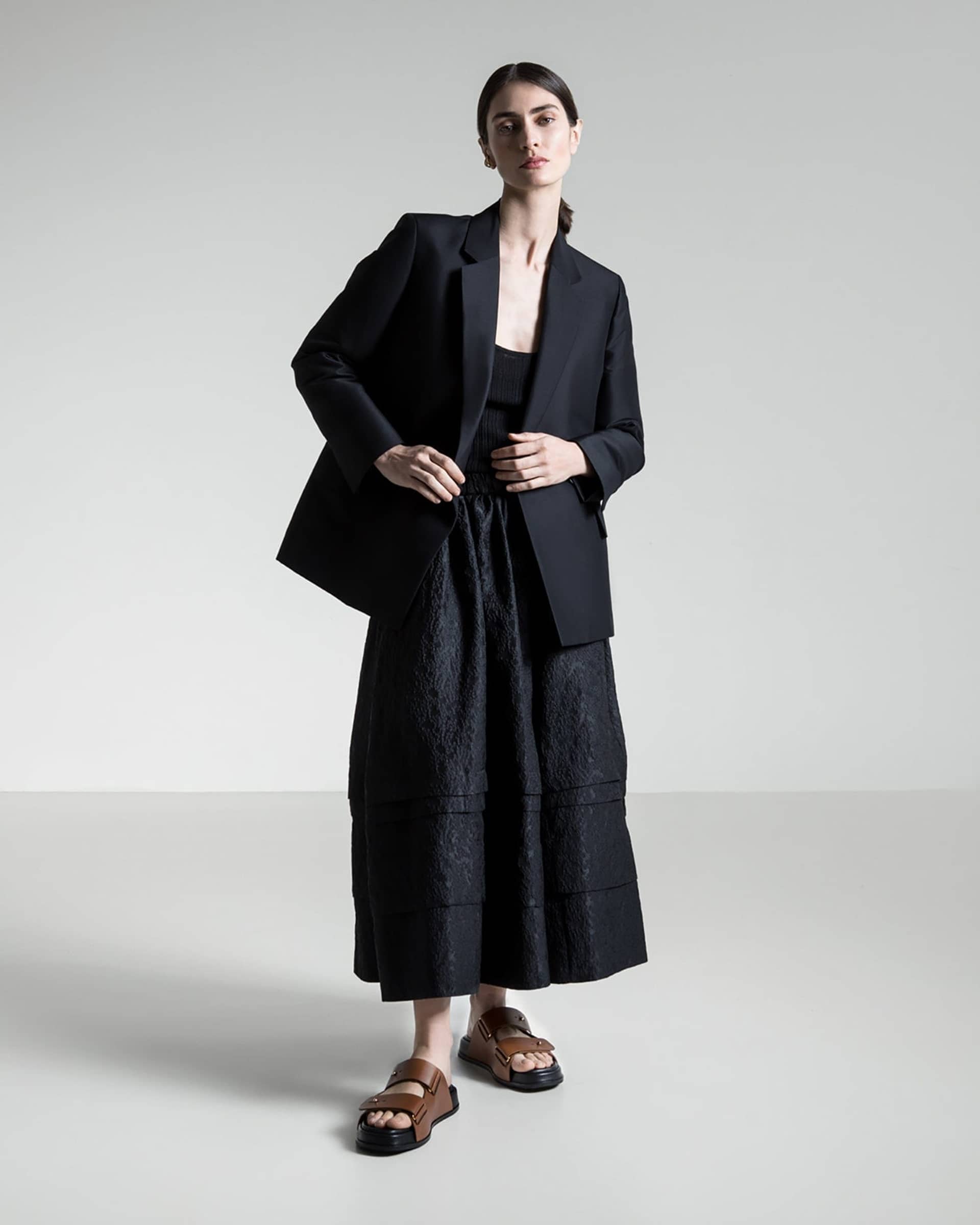 The Chunky Slide - Cognac in Brown made by ESSEN