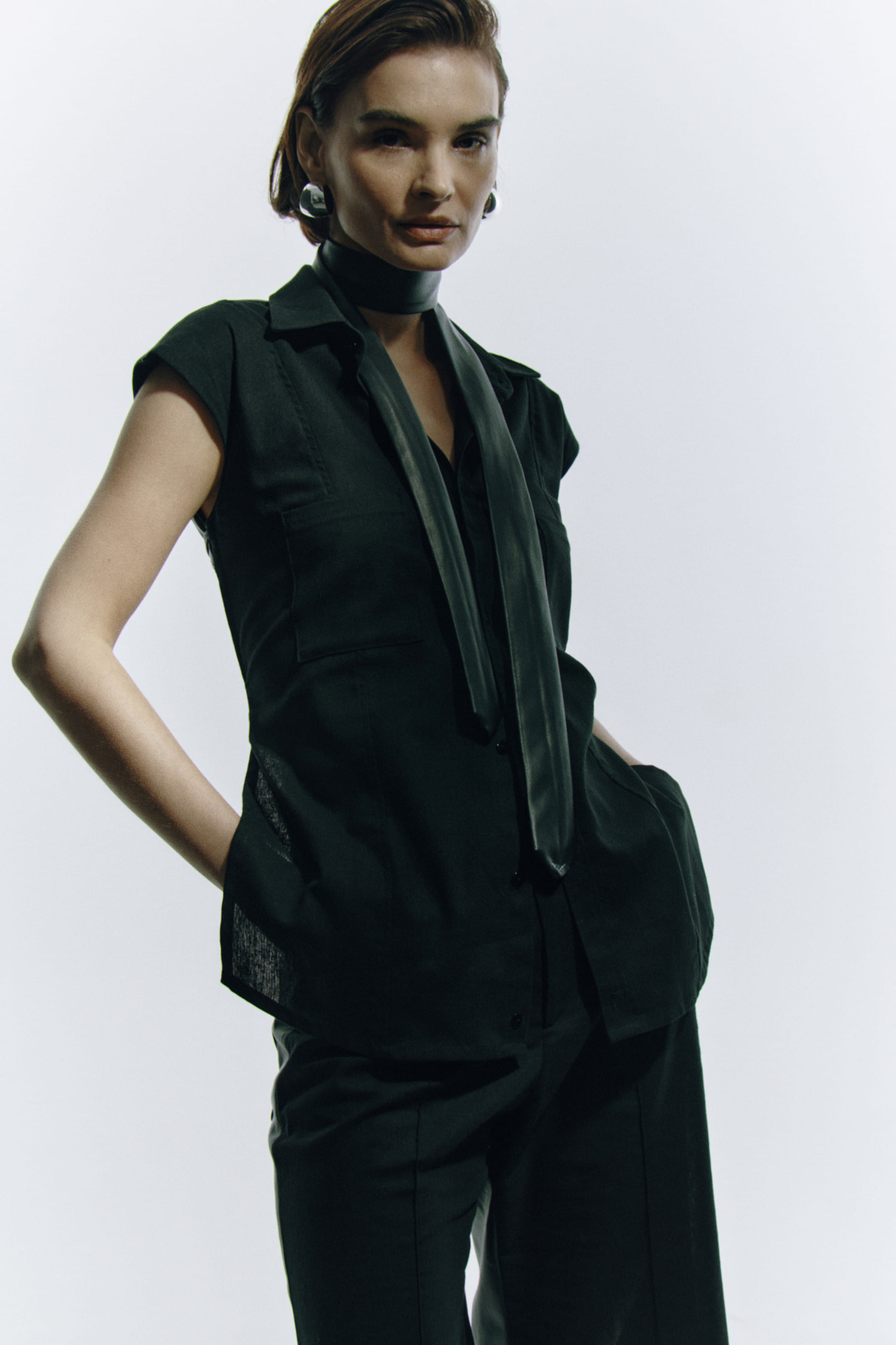 Tide's Caress black tie made by Wiktoria Frankowska