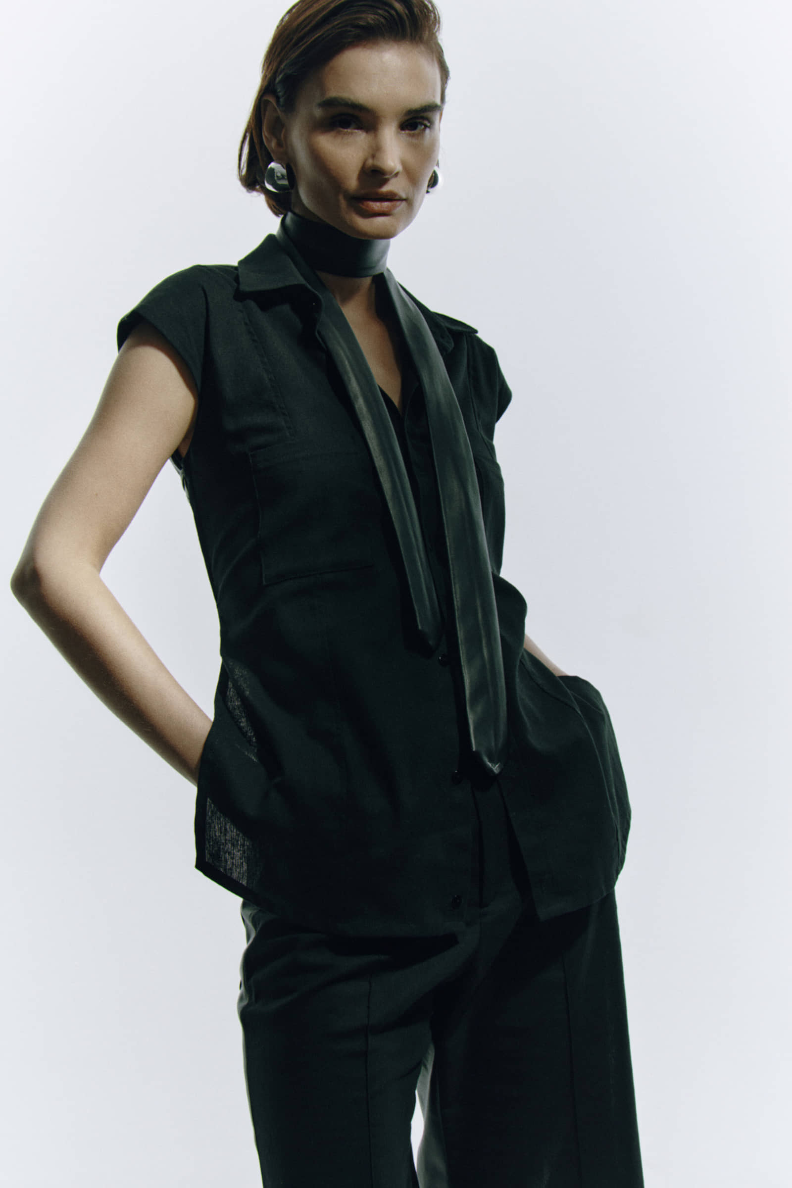 Tide's Caress black tie made by Wiktoria Frankowska