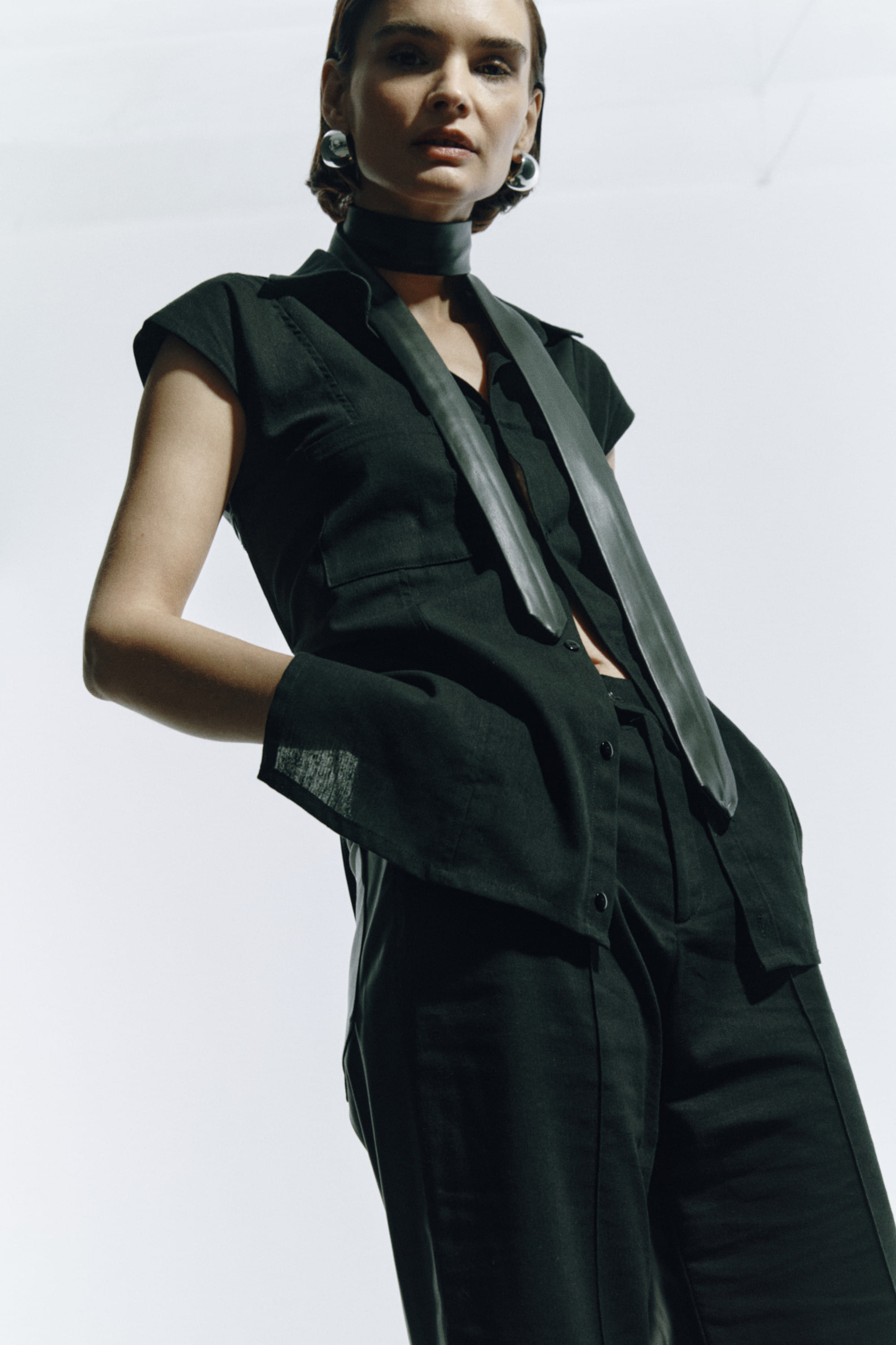 Tide's Caress black tie made by Wiktoria Frankowska