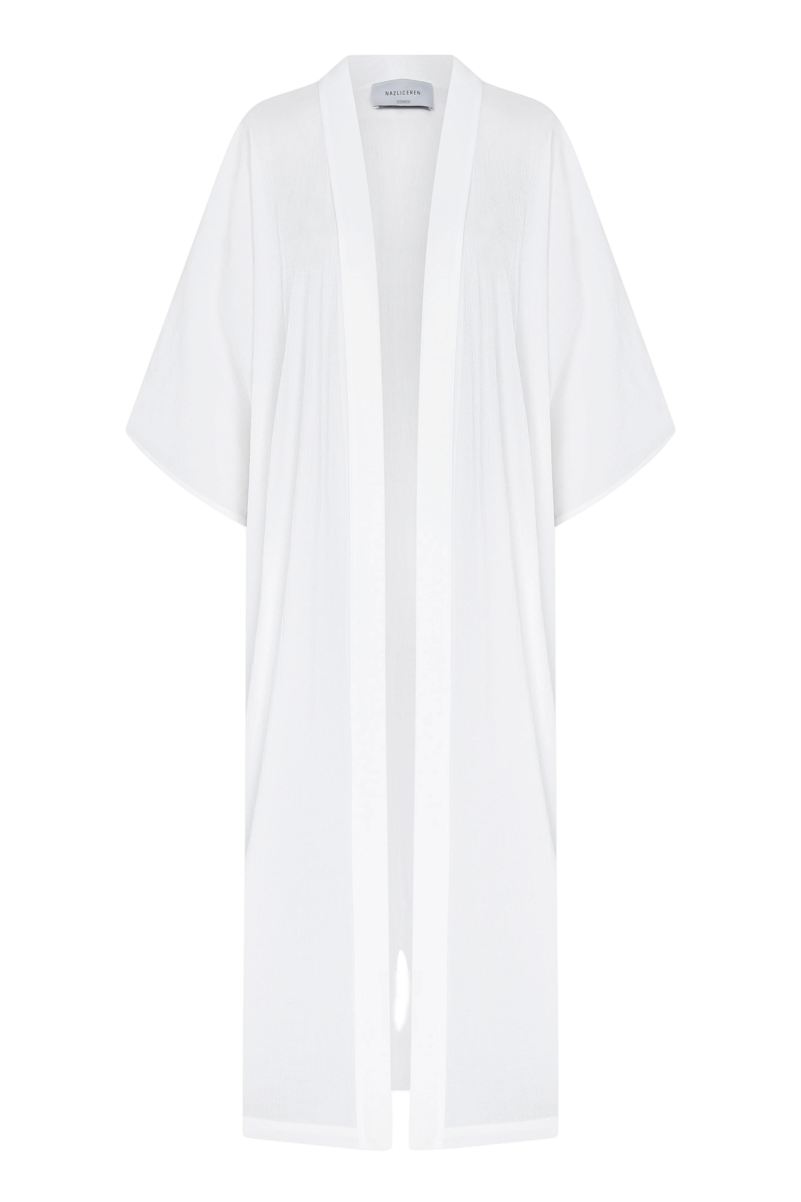 Rache Kaftan in White made by Nazli Ceren