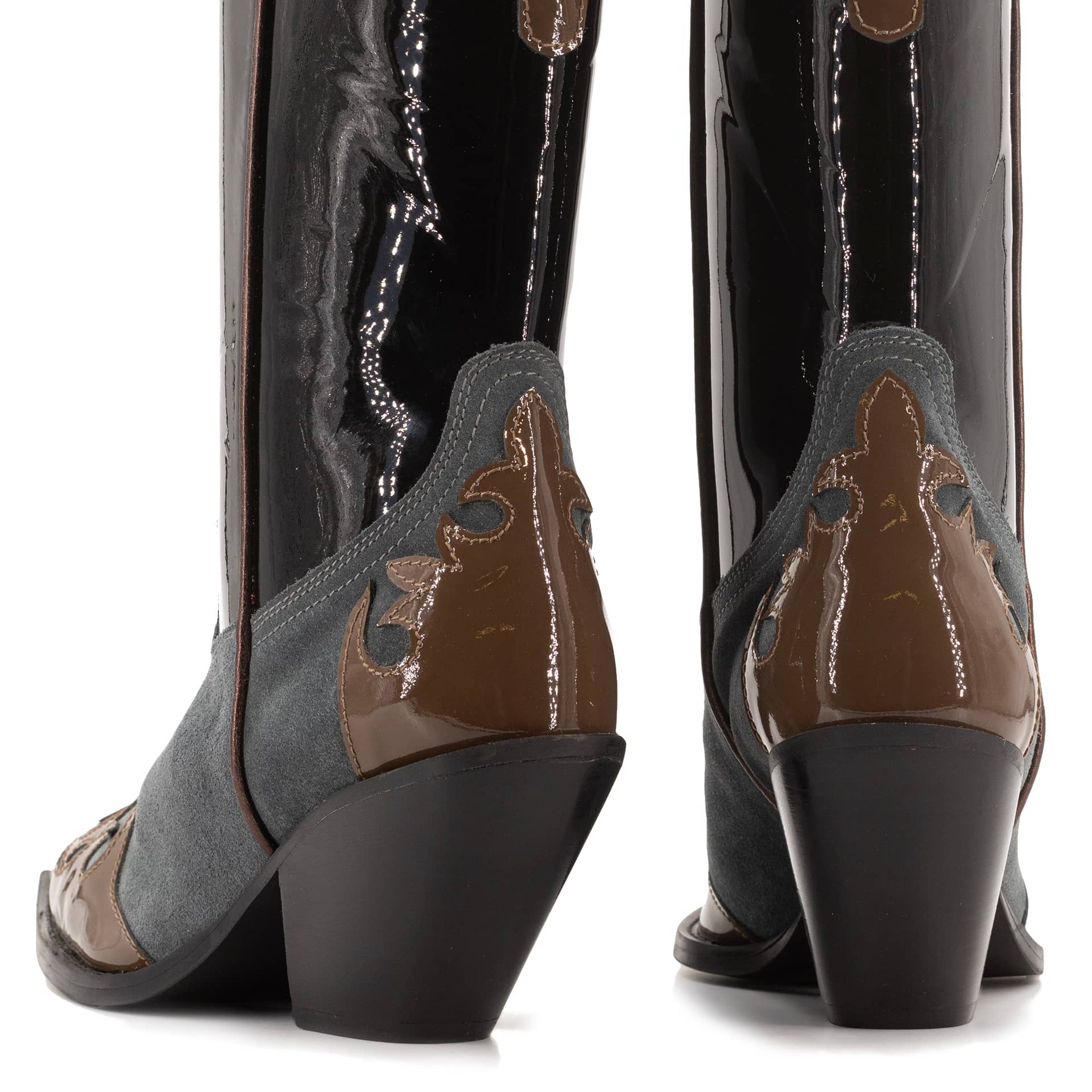 MULTICOLOURED BOOTS made by Toral