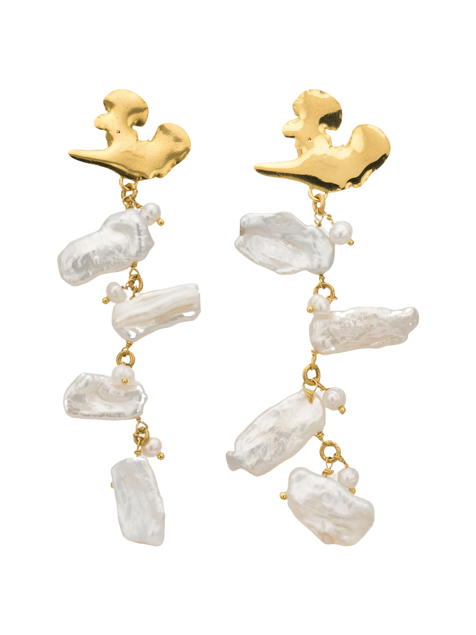 Euphoria Keshi Pearl Earrings made by Eva Remenyi
