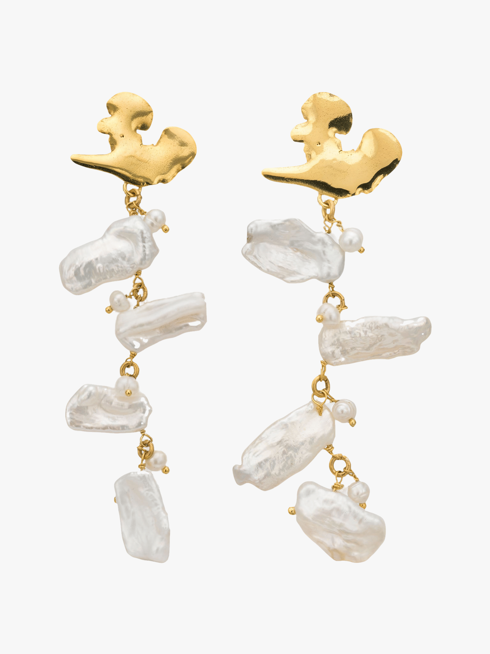 Euphoria Keshi Pearl Earrings made by Eva Remenyi