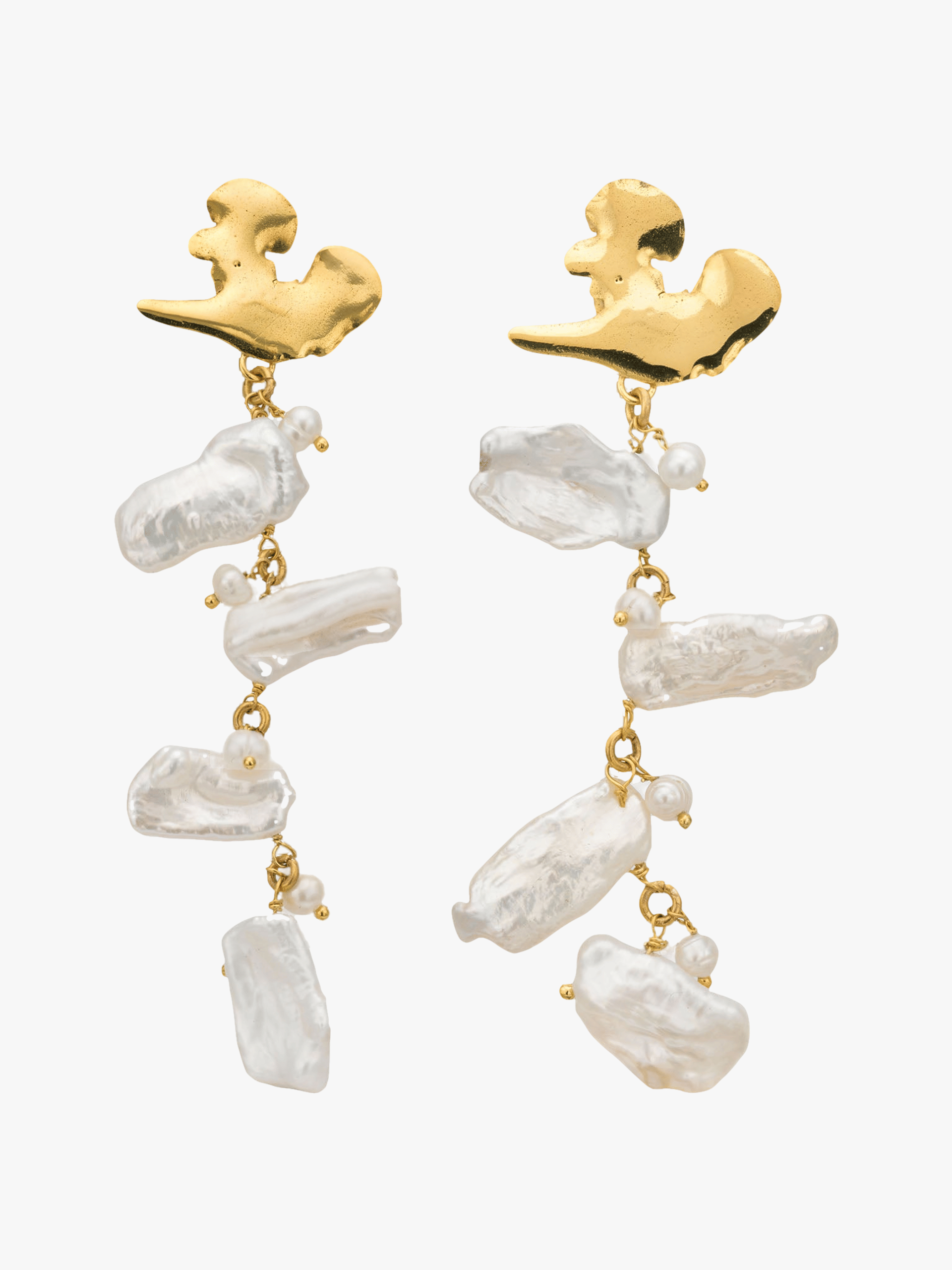 Euphoria Keshi Pearl Earrings made by Eva Remenyi