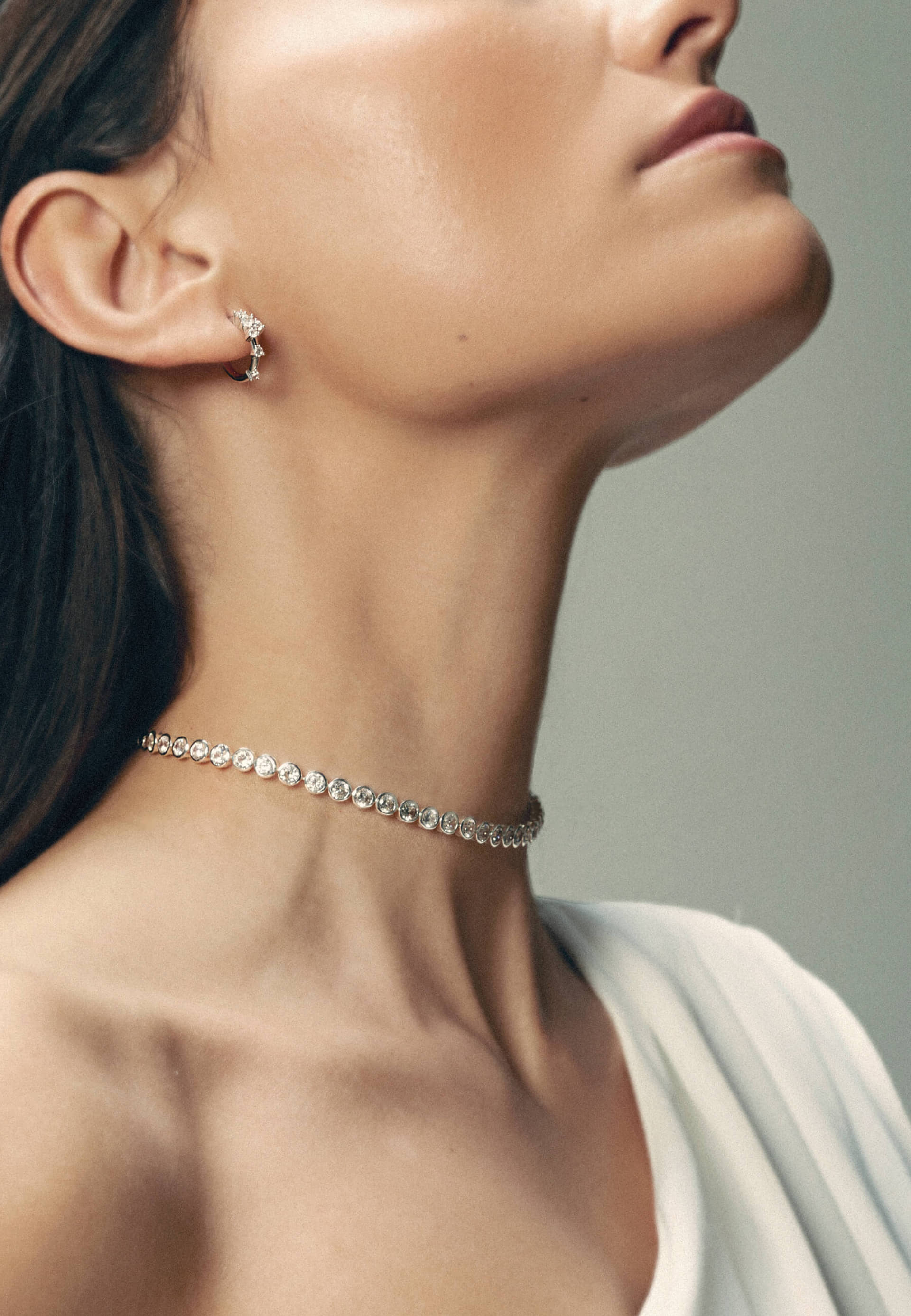 Collar Riviere Victoire Plata made by Lavani Jewels