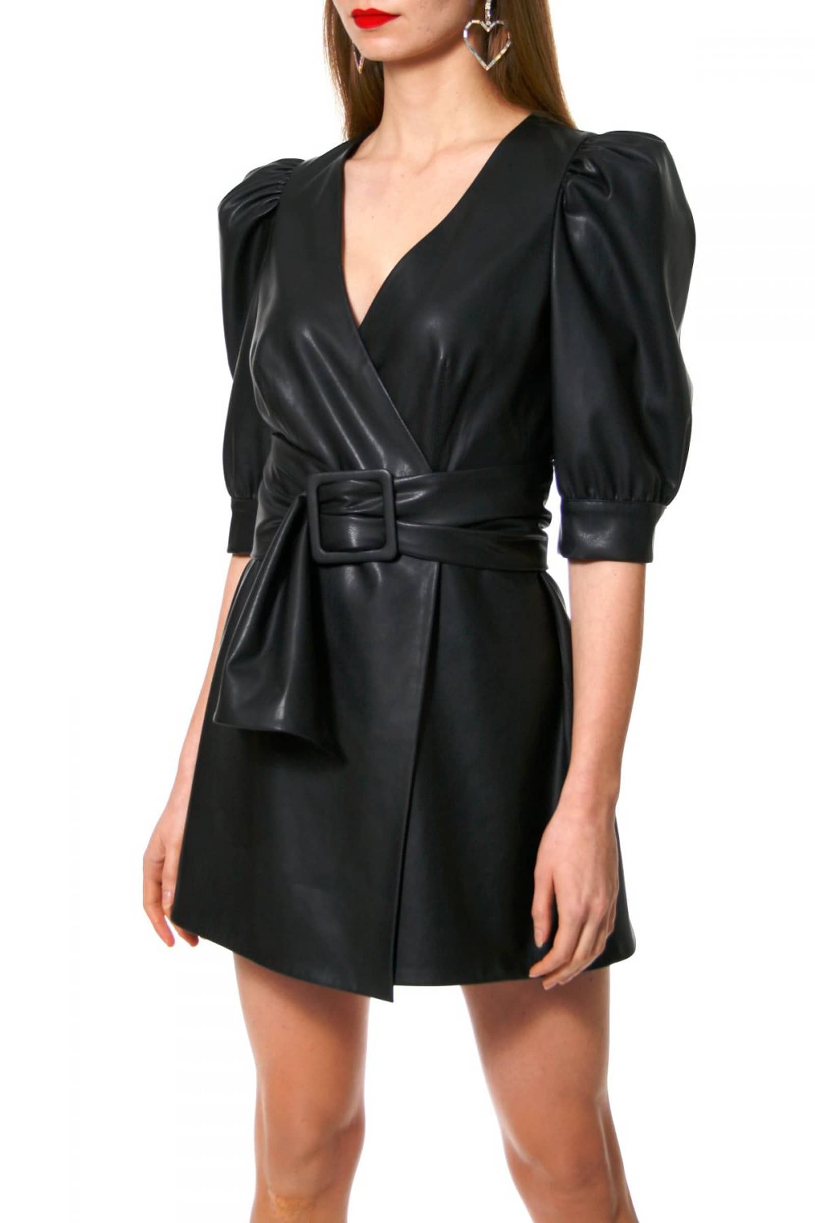 Dress Andrea Cynical Black in Black made by HALEWSKI