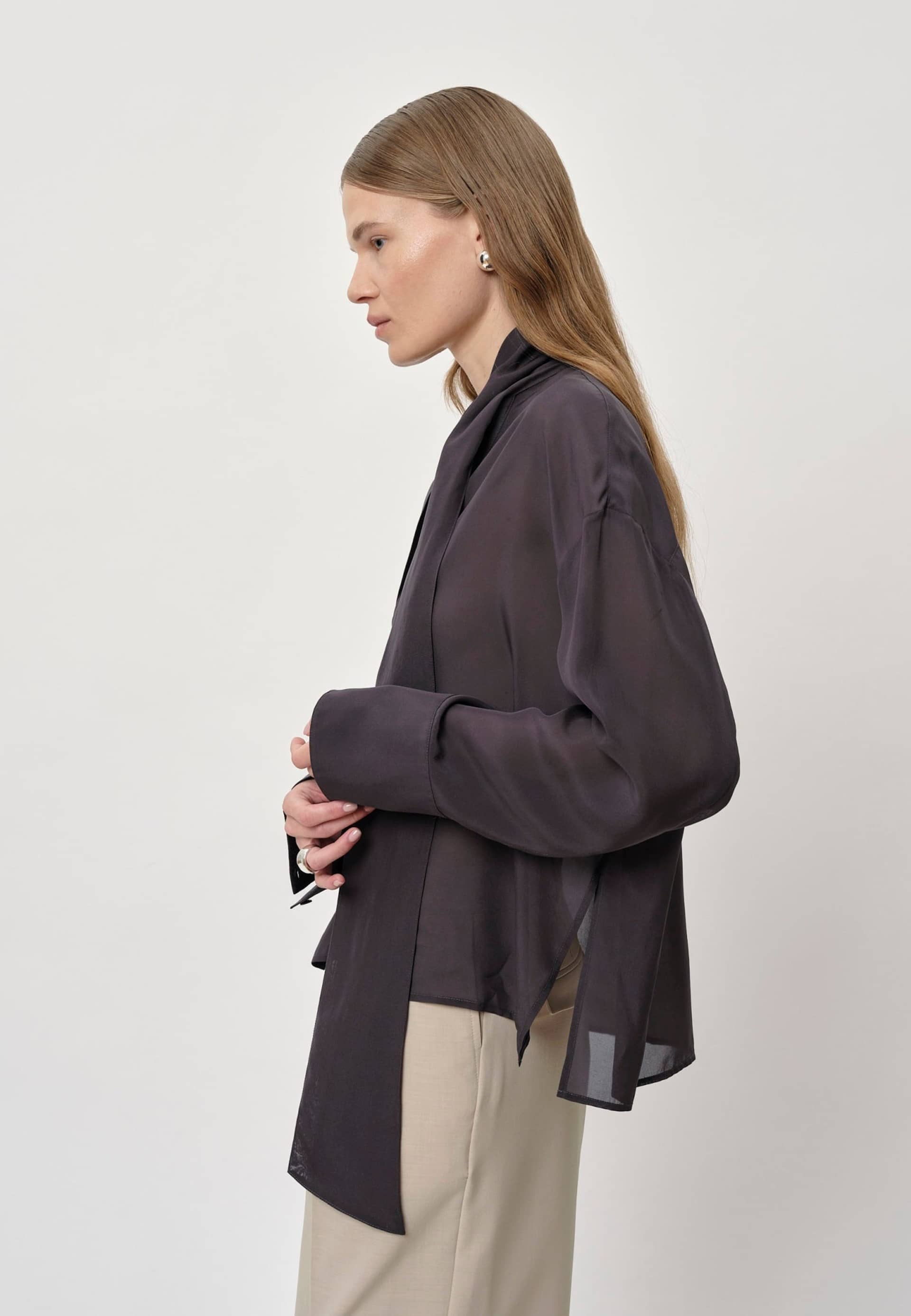 Prudence Blouse - Steel made by HERSKIND