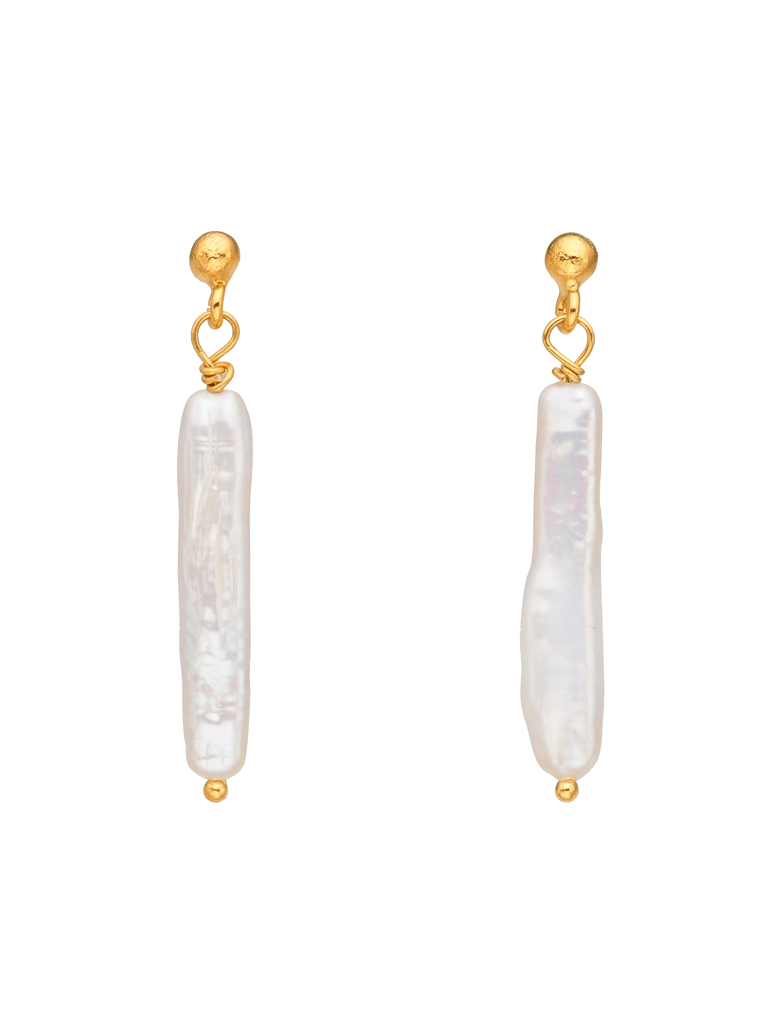 Ariel Freshwater Pearl Earrings made by Eva Remenyi