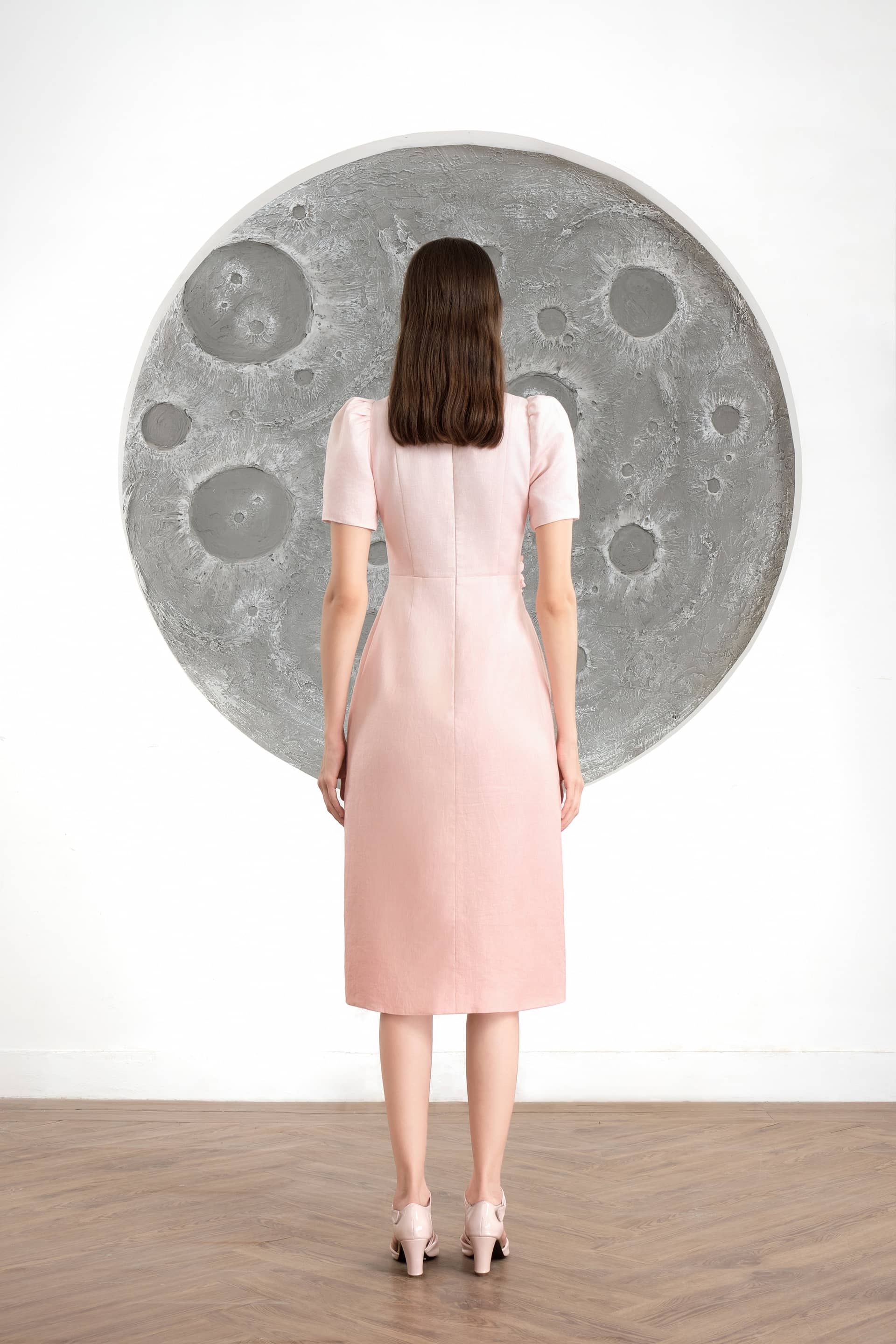 Divine Midi Dress made by JUSTIN TONG