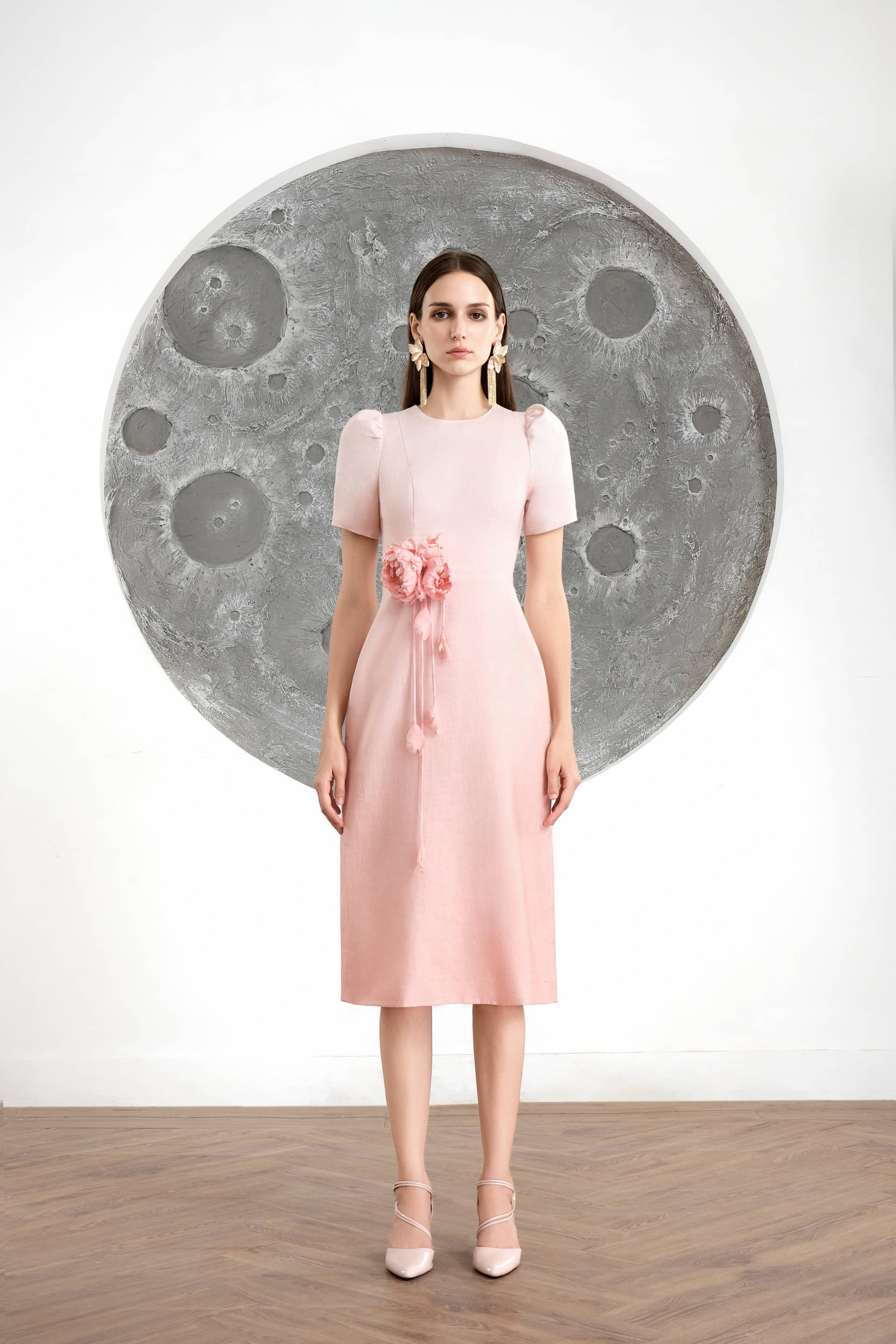 Divine Midi Dress made by JUSTIN TONG