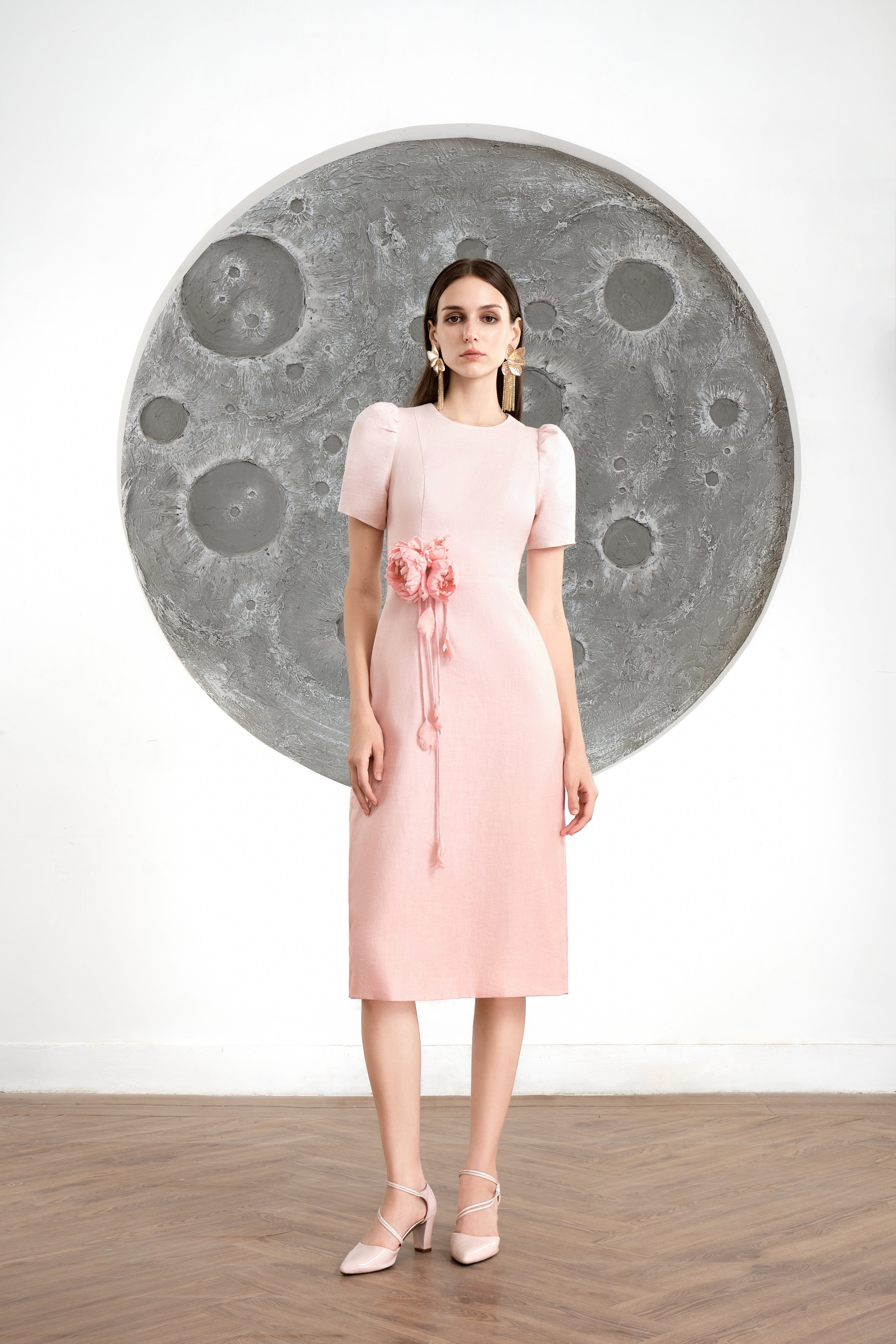 Divine Midi Dress made by JUSTIN TONG