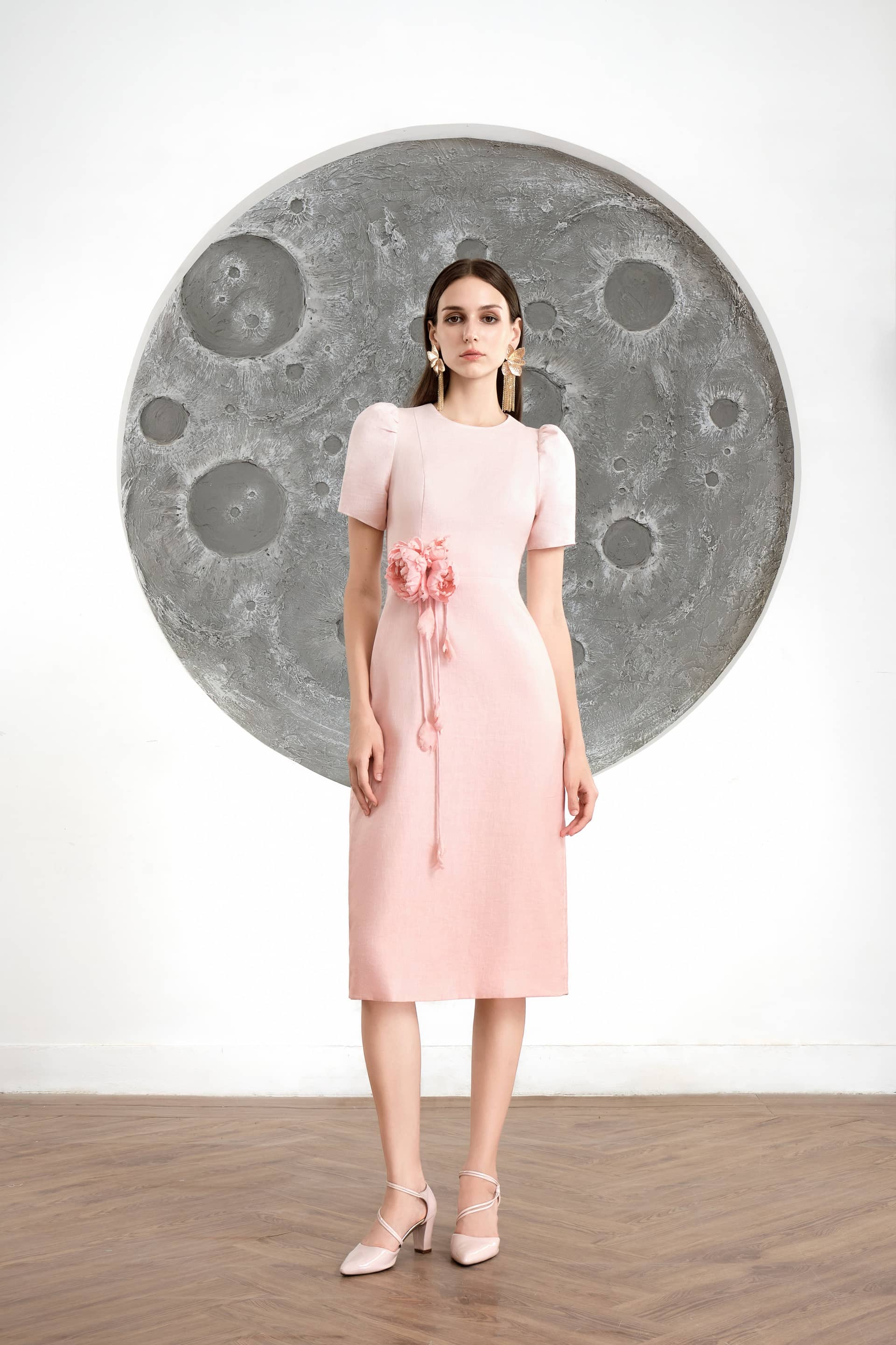 Divine Midi Dress made by JUSTIN TONG