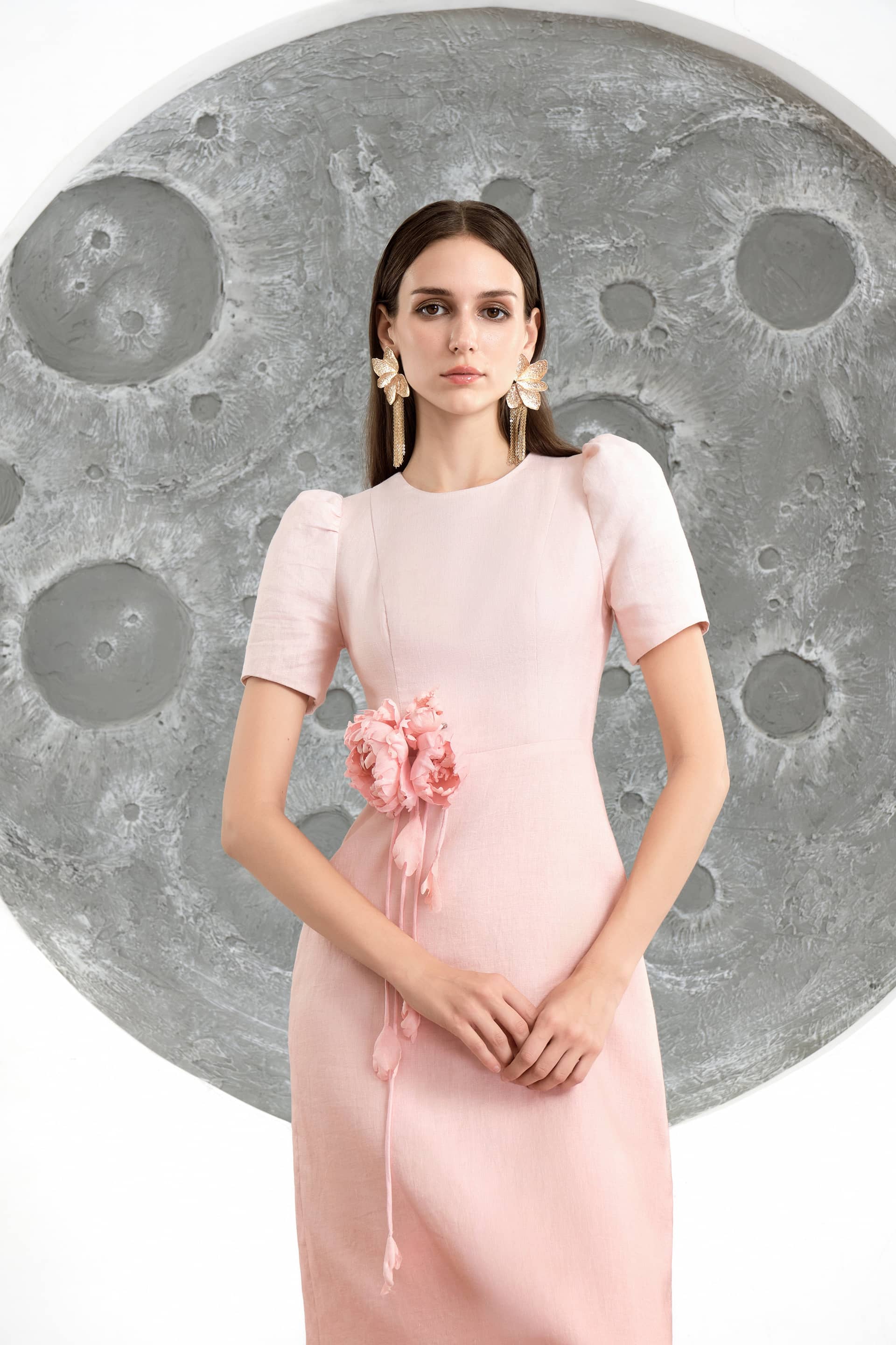 Divine Midi Dress made by JUSTIN TONG