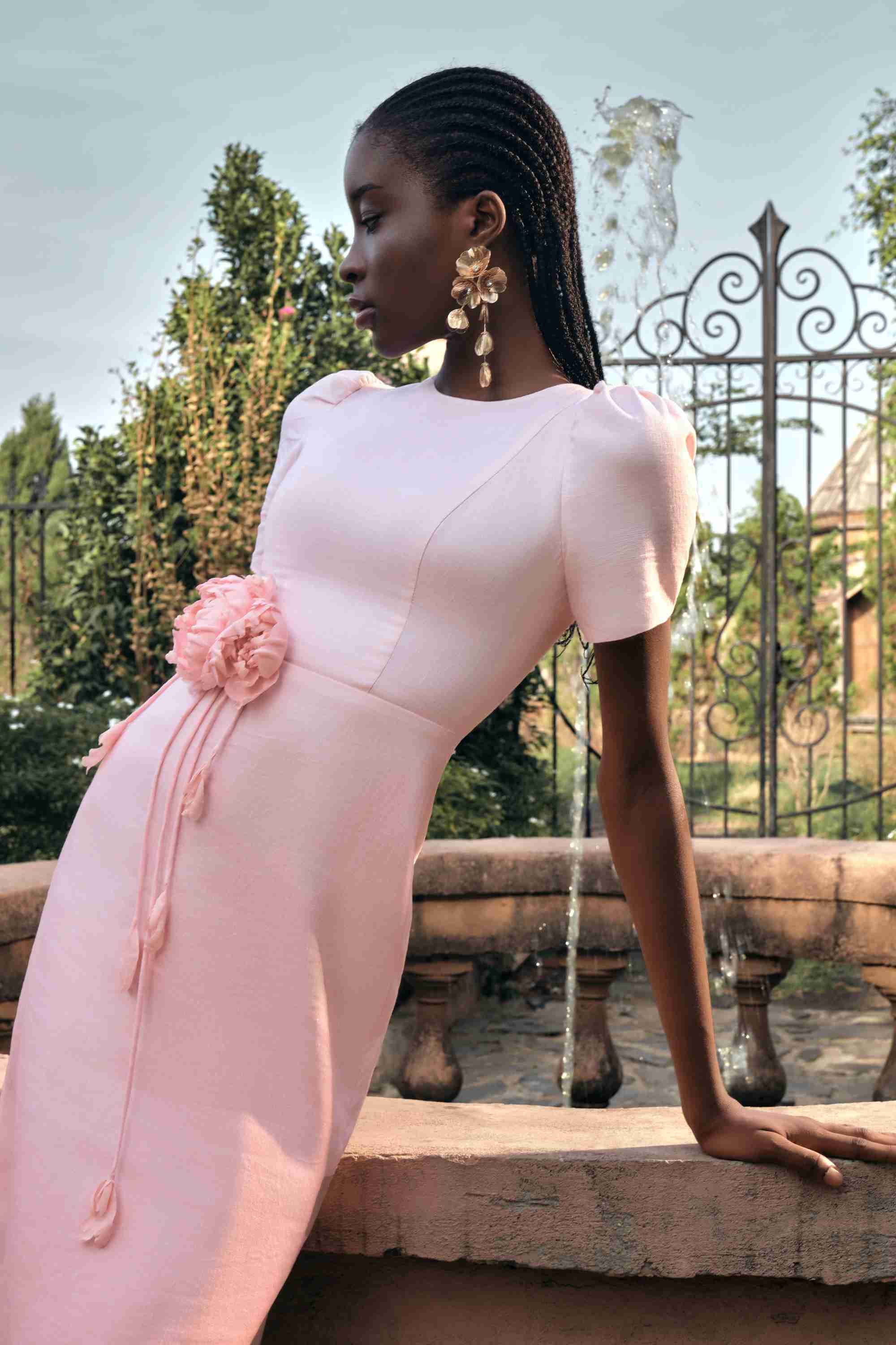 Divine Midi Dress made by JUSTIN TONG