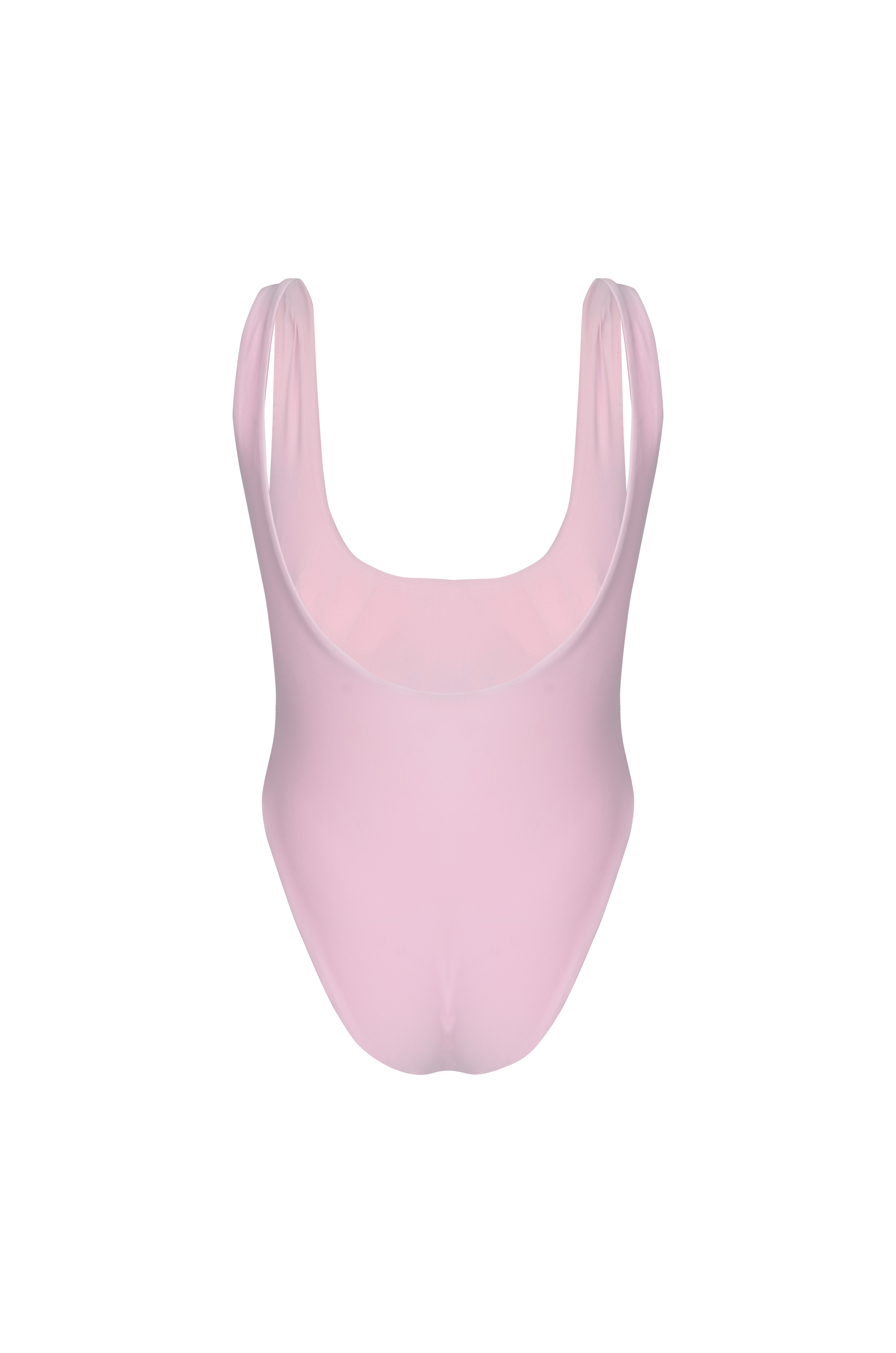 Maya Scoop Back Pink Tropical Swimsuit made by Oceanus Swimwear