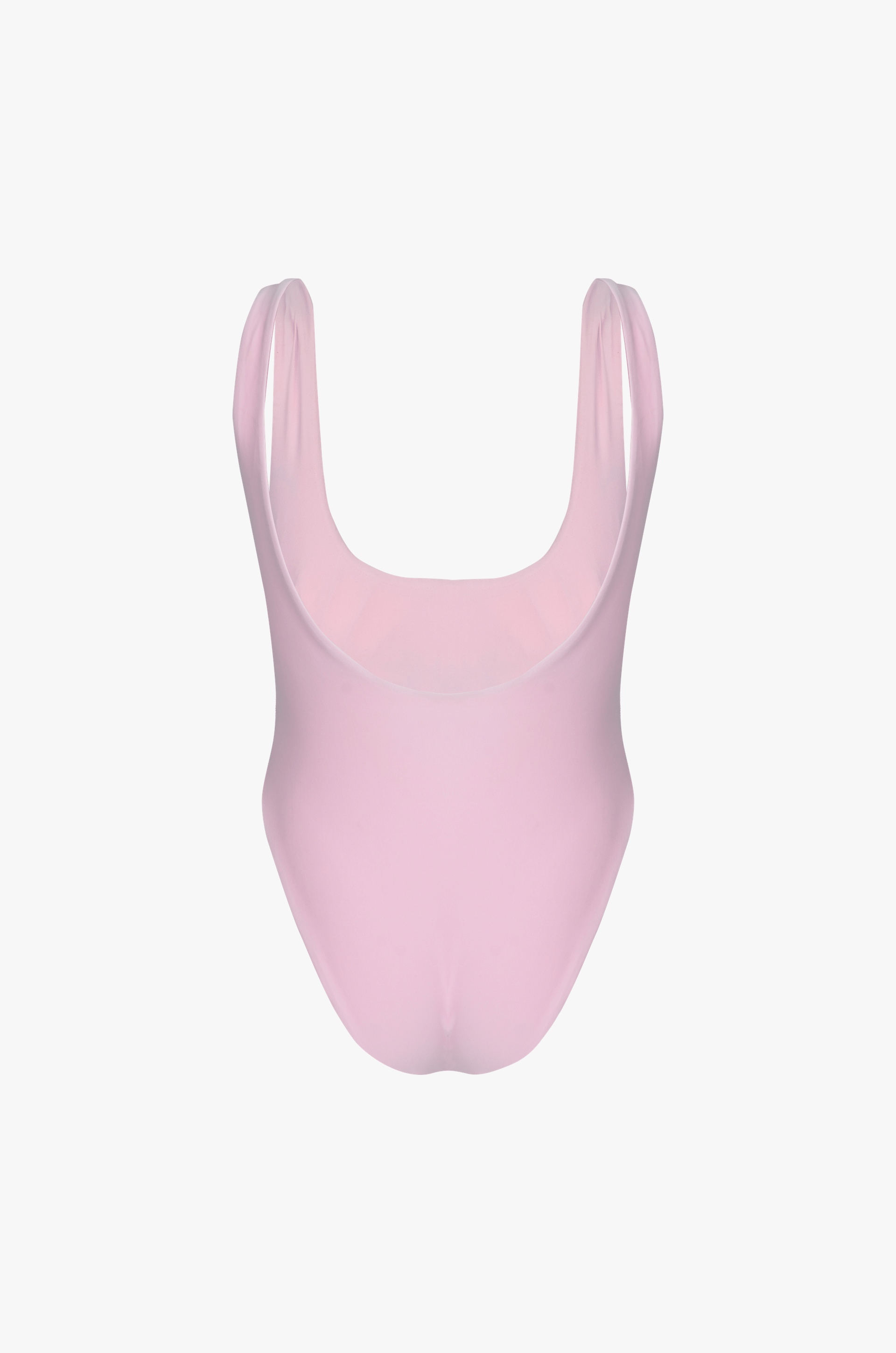 Maya Scoop Back Pink Tropical Swimsuit made by Oceanus Swimwear