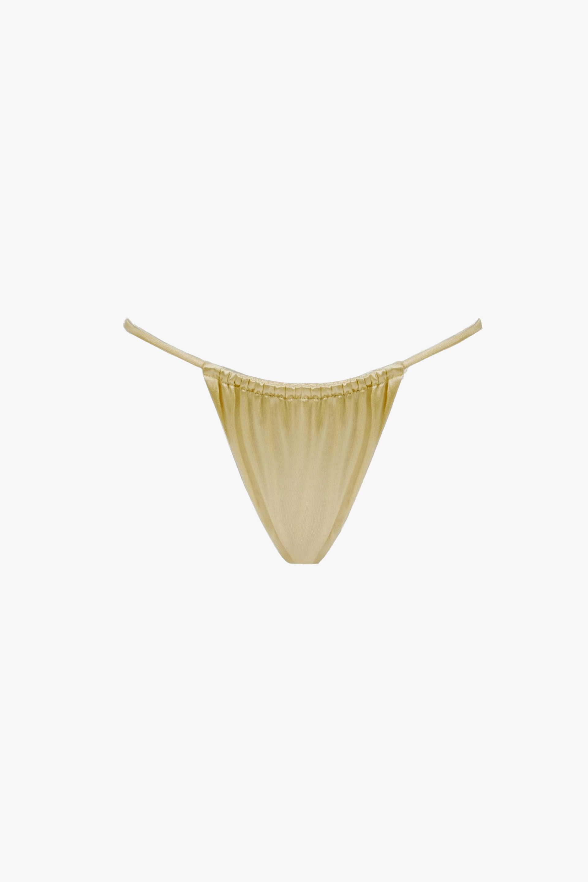 Gia Bikini Bottoms in Goddess made by Decolet The Label