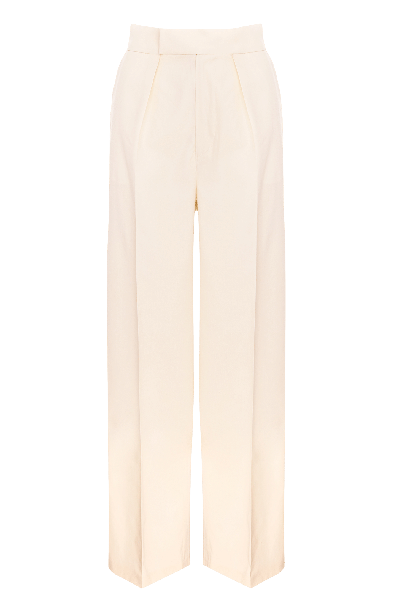 Wide-leg Pants in White made by Aureliana